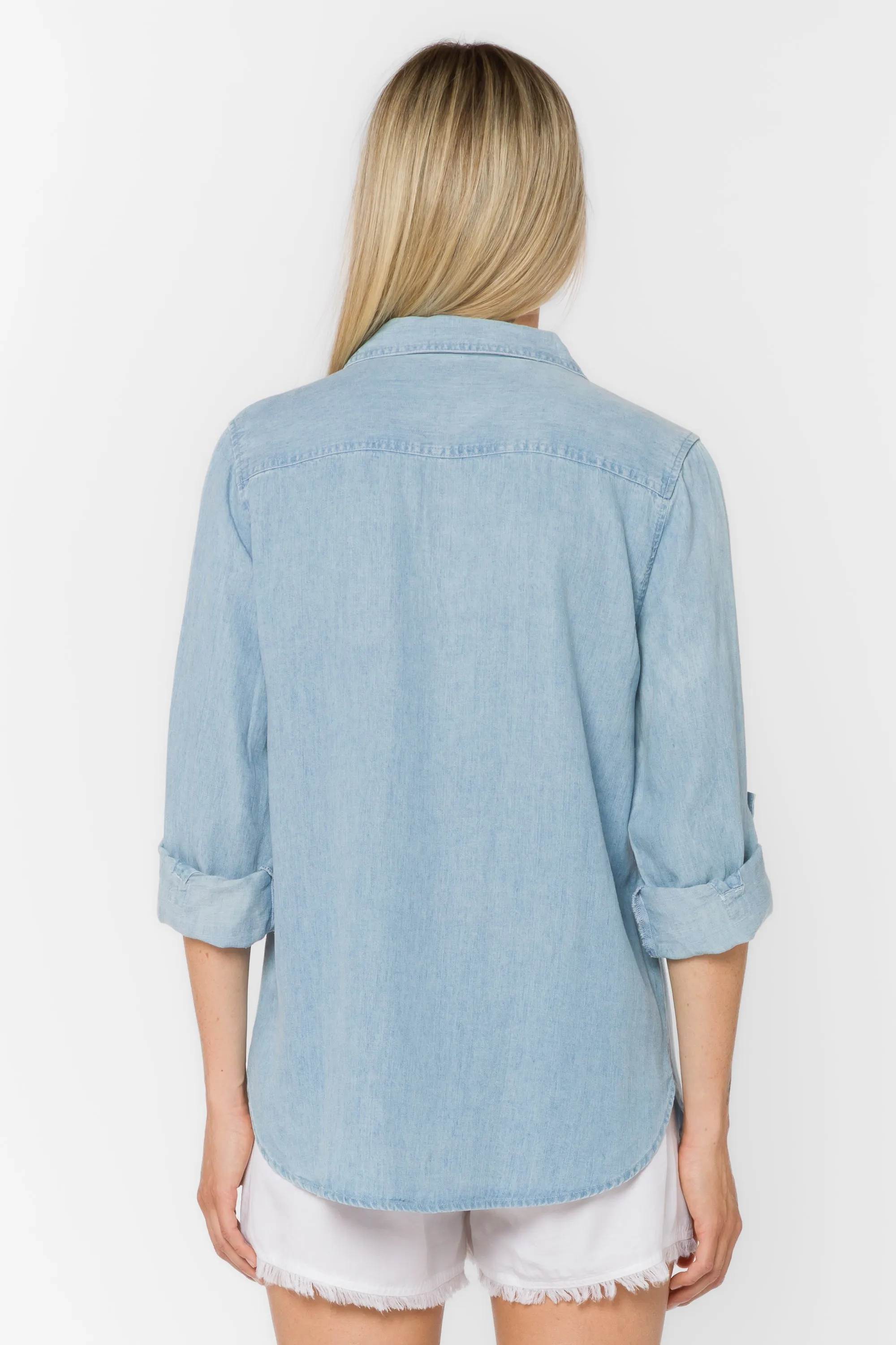 Talma Washed Blue Shirt sold by Velvet Heart product image thumbnail 4