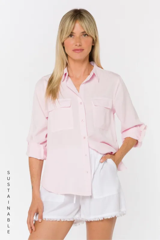 Talma Pink Shirt made by Velvet Heart
