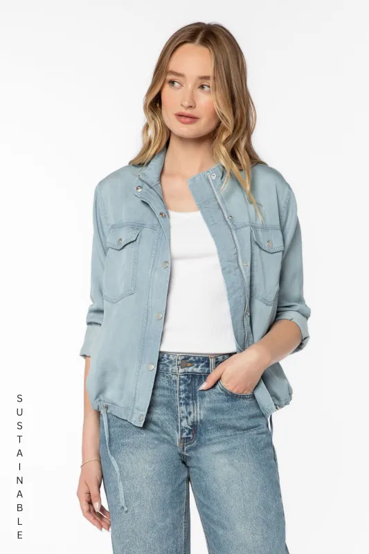 Dunkin Blue Jacket made by Velvet Heart