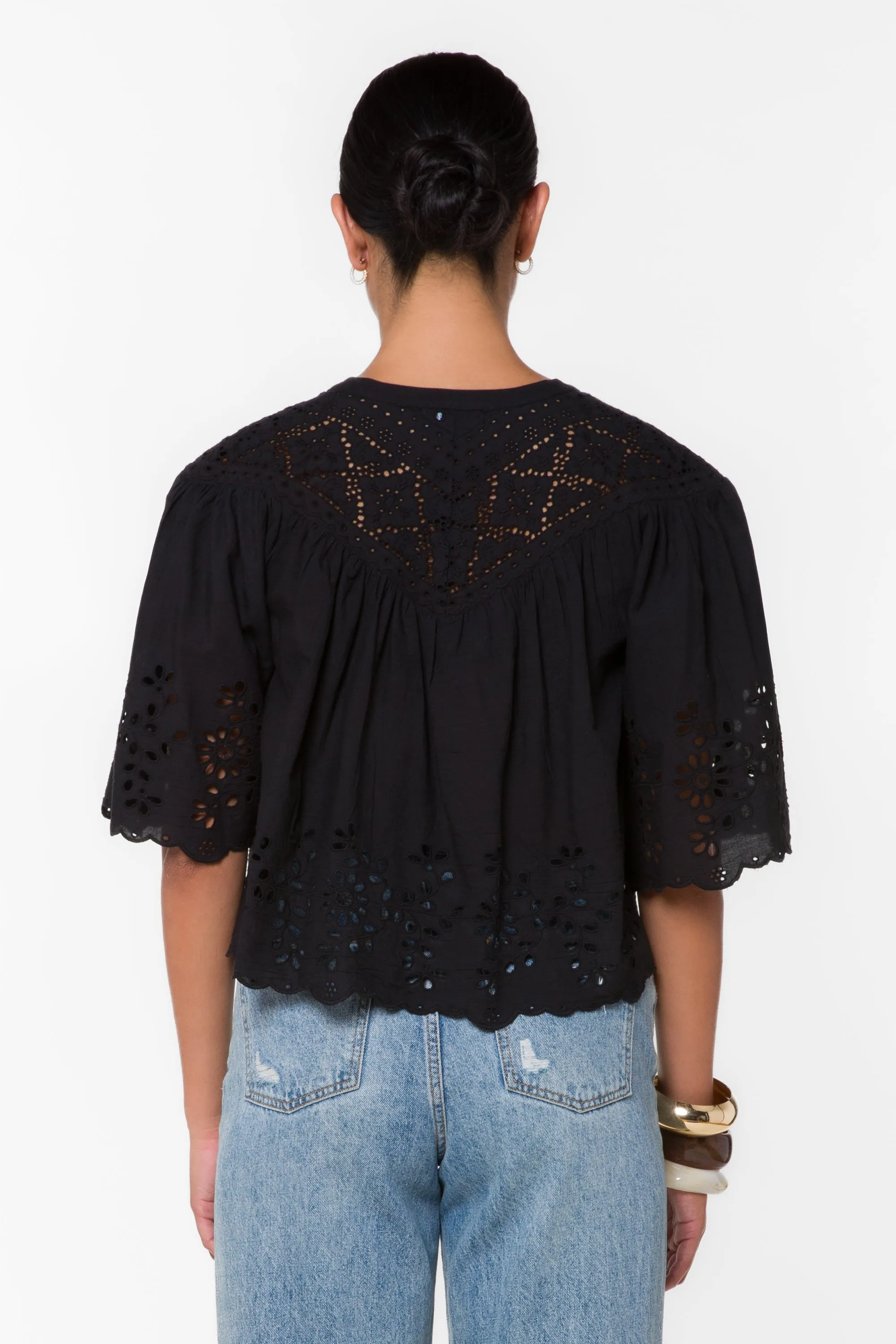 Annika Black Top sold by Velvet Heart product image thumbnail 4