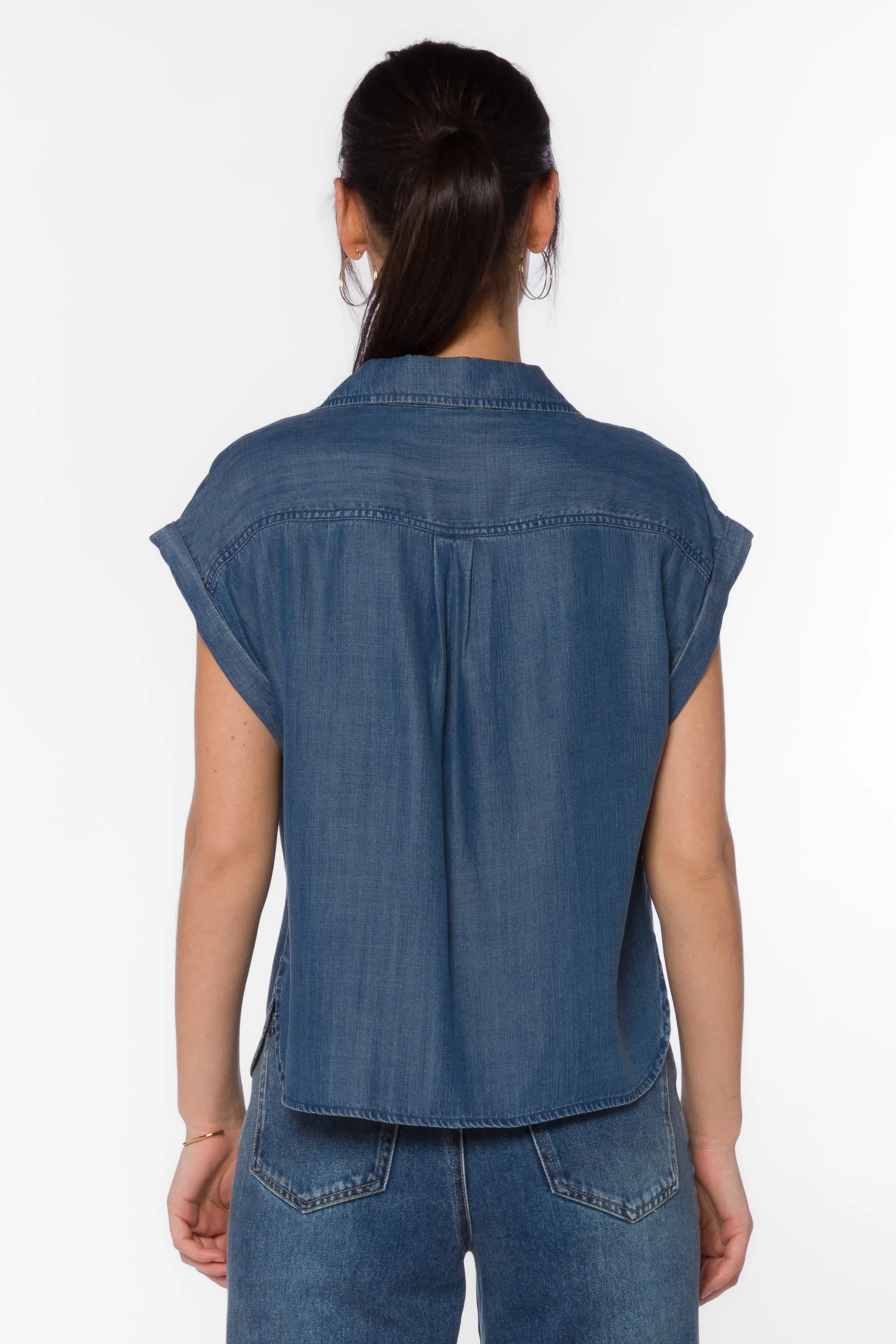 Gavin Calva Blue Top sold by Velvet Heart product image thumbnail 4