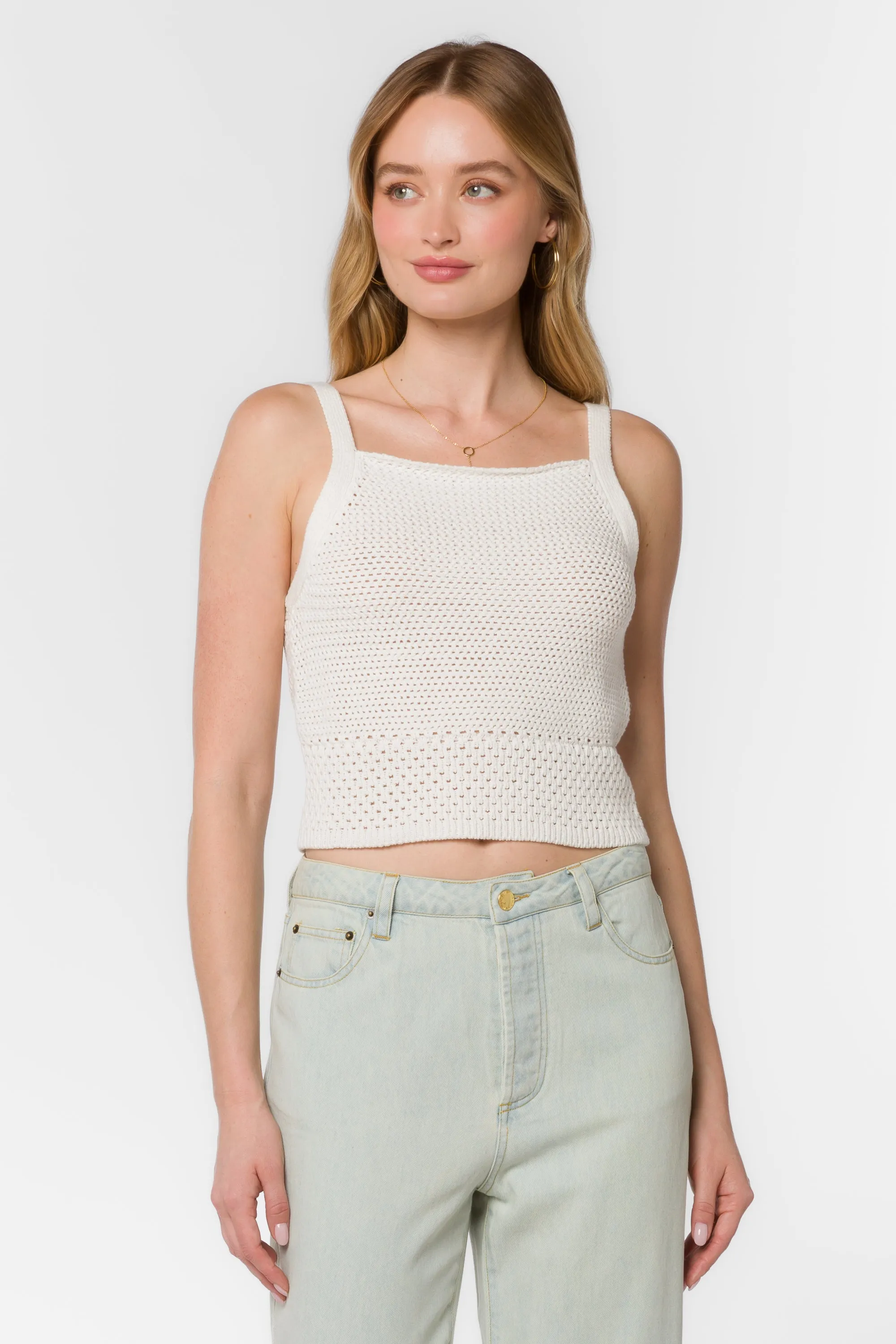 Albany Optic White Tank sold by Velvet Heart product image thumbnail 3