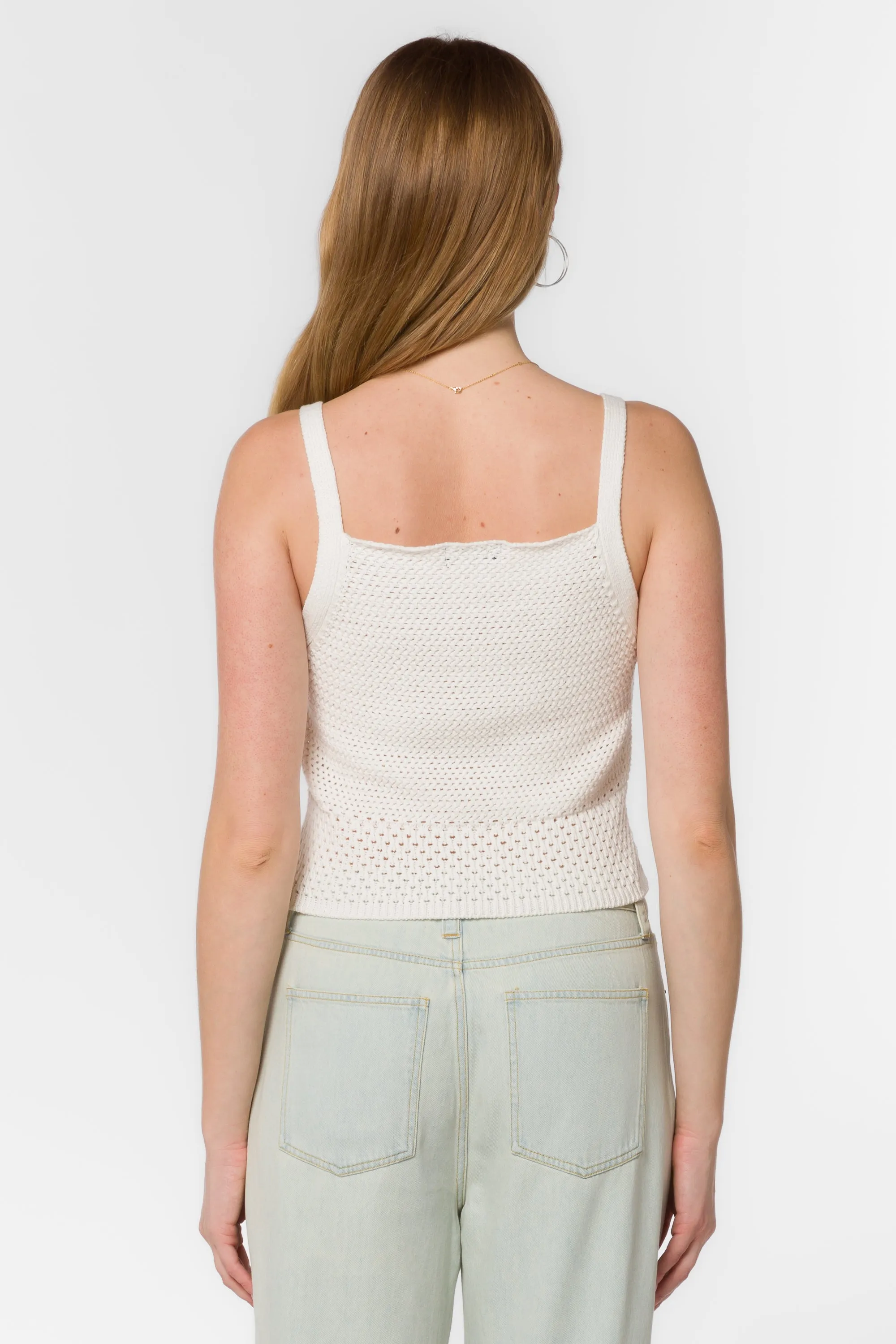 Albany Optic White Tank sold by Velvet Heart product image thumbnail 4