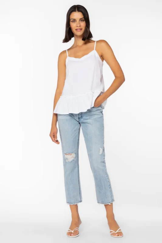 Casey White Cami sold by Velvet Heart