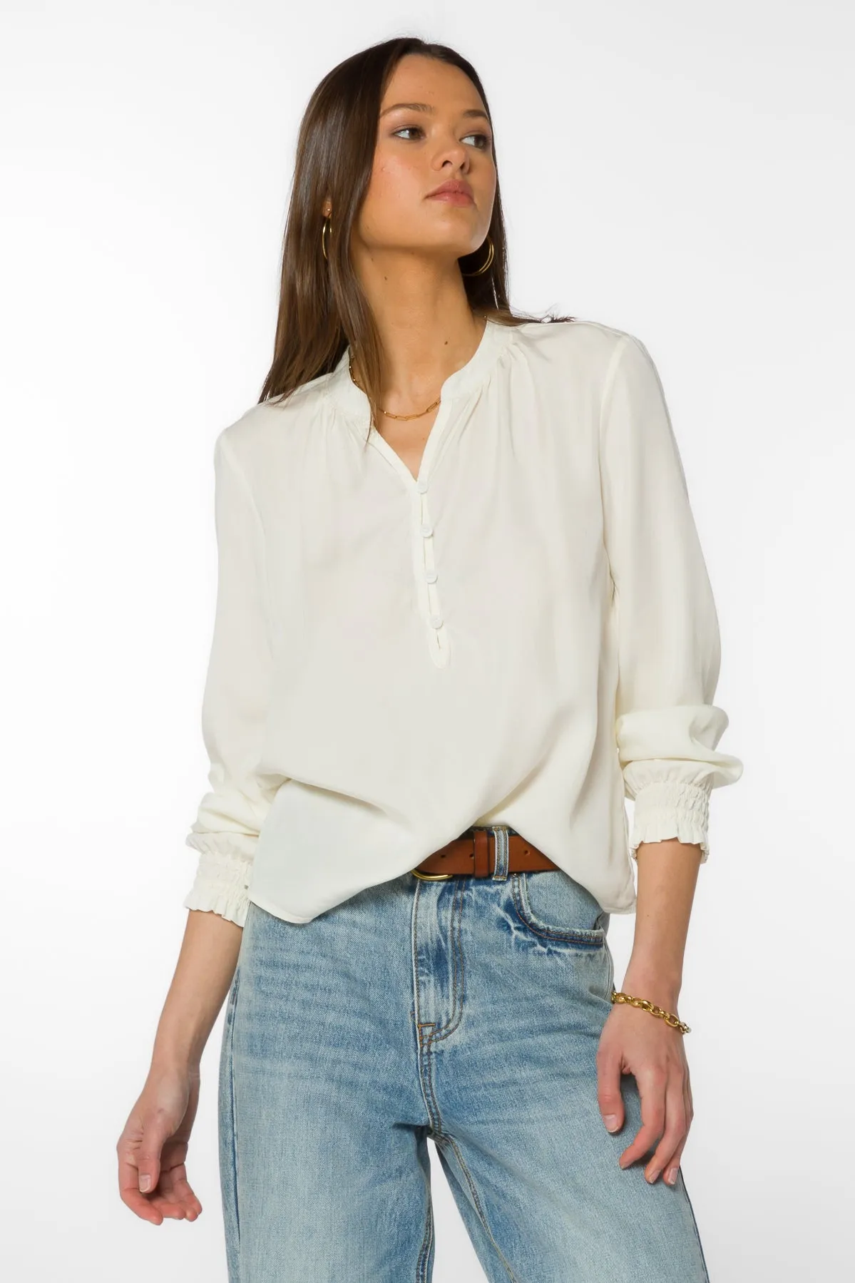 Kevin Cloud Blouse sold by Velvet Heart