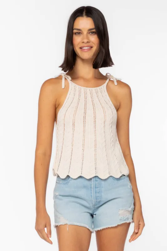 Lalita Ivory Cami sold by Velvet Heart