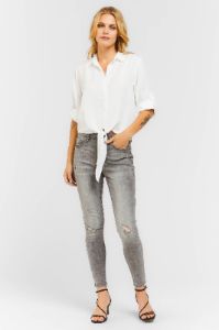 Solange White Waist Tie Top sold by Velvet Heart