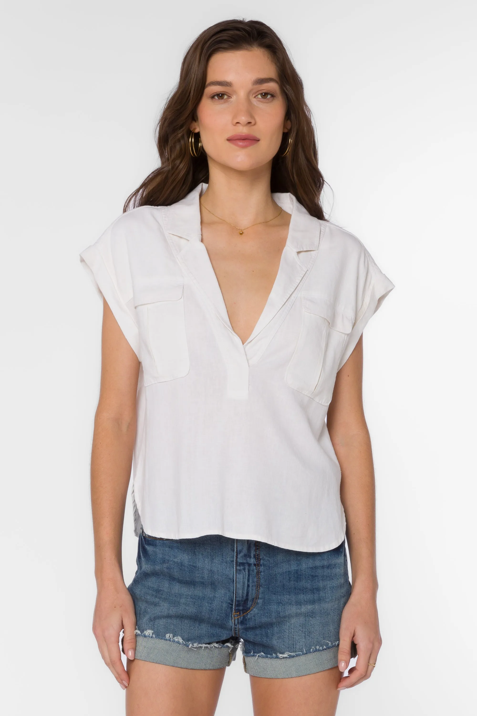 Gavin White Top sold by Velvet Heart product image thumbnail 3