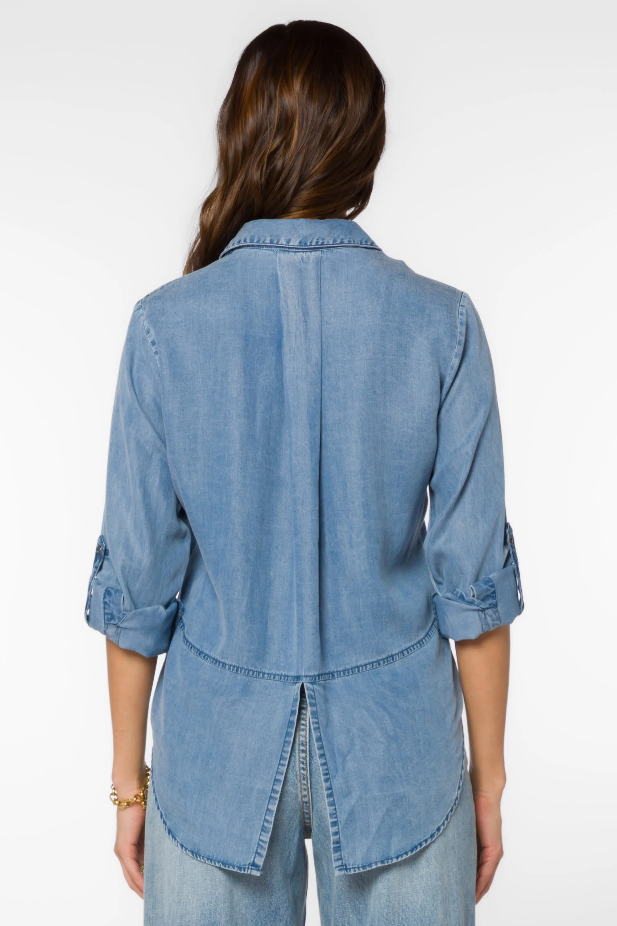 Riley Sky Blue Shirt sold by Velvet Heart product image thumbnail 5