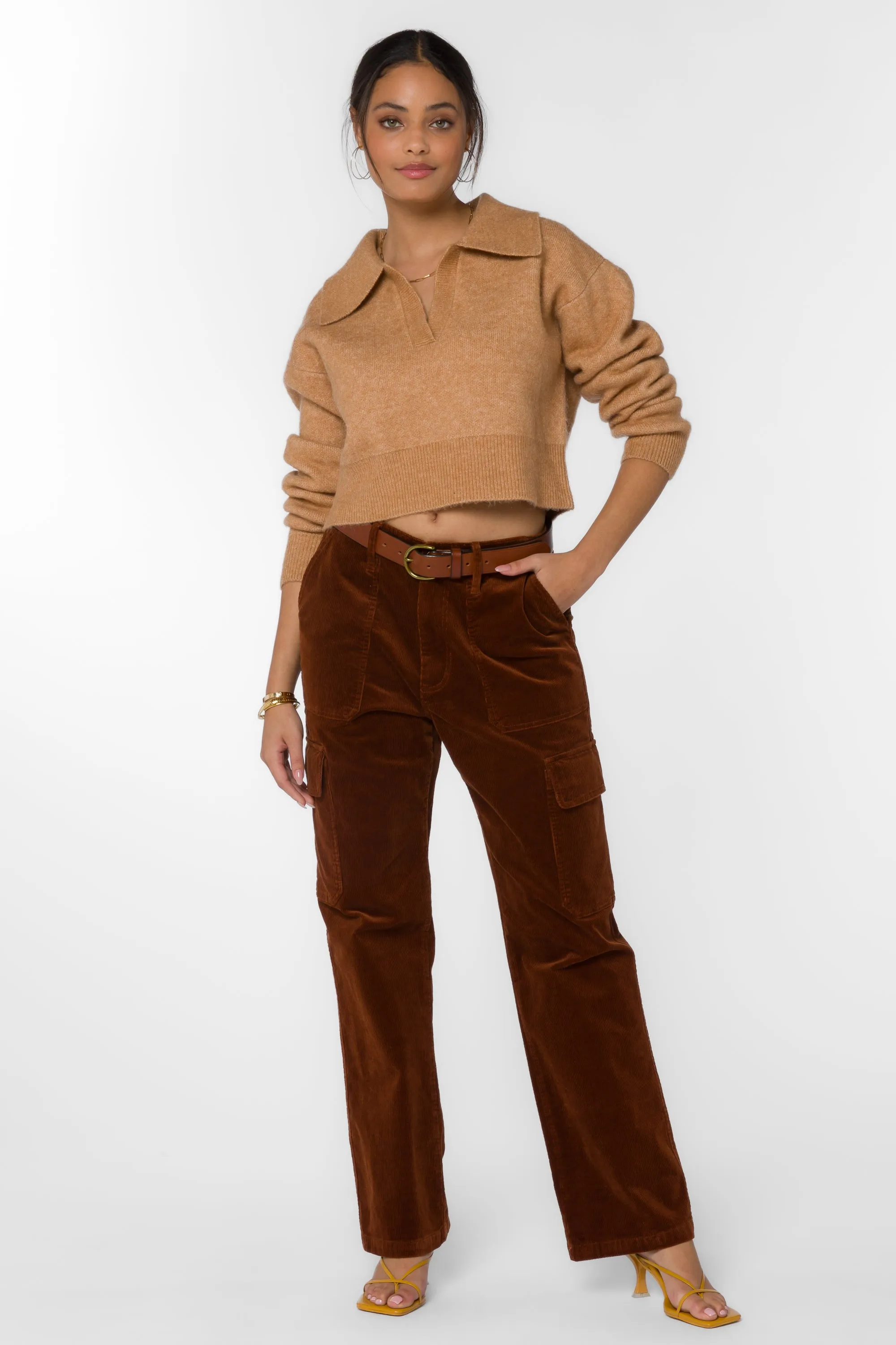 Bradley Toffee Pants sold by Velvet Heart