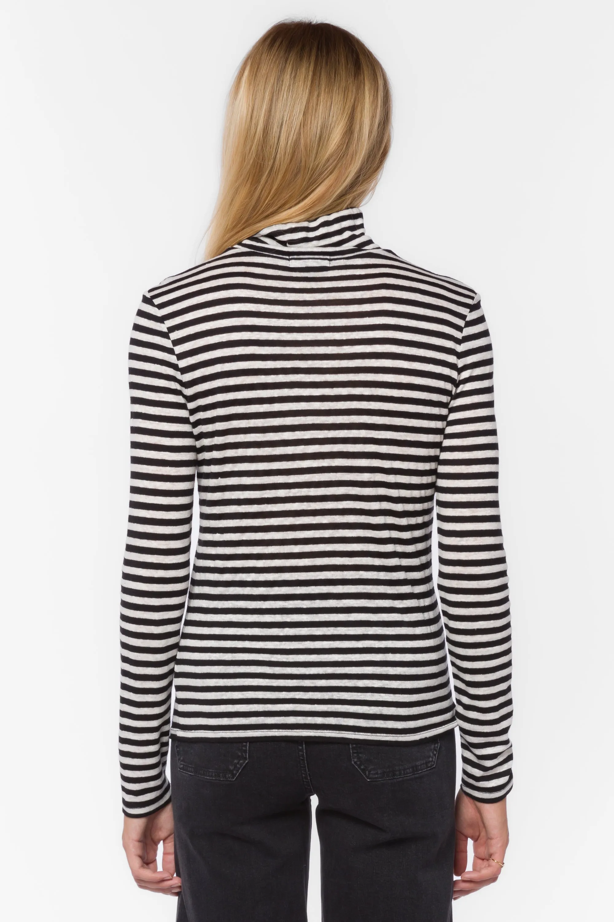 Devone Black White Stripe Top sold by Velvet Heart product image thumbnail 5