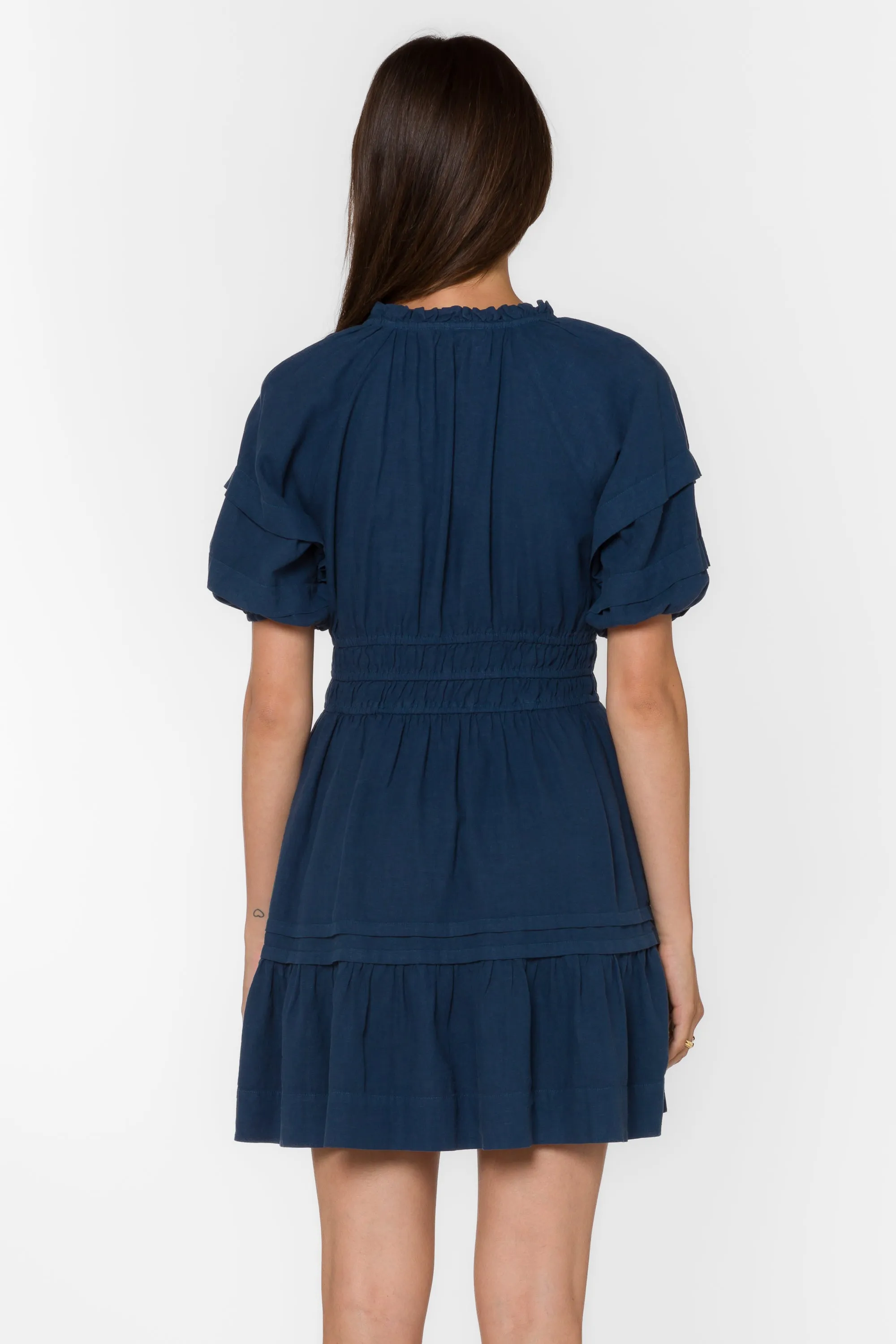 Donna French Navy Dress sold by Velvet Heart product image thumbnail 4