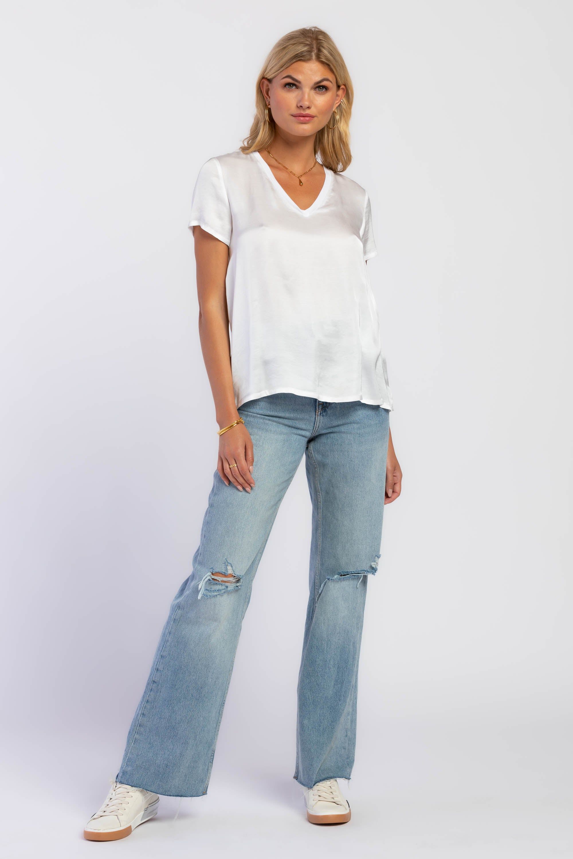 Billie White Shirt sold by Velvet Heart