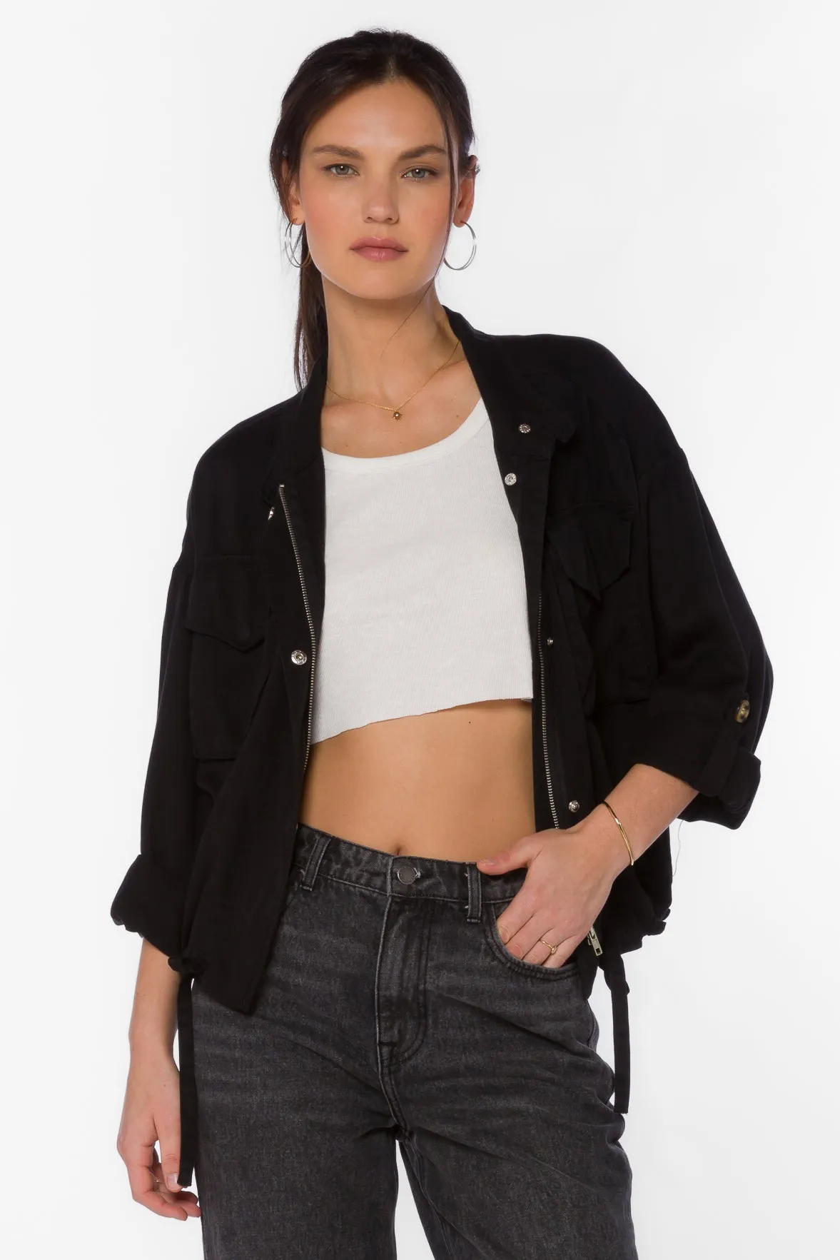 Rogue Black Jacket sold by Velvet Heart