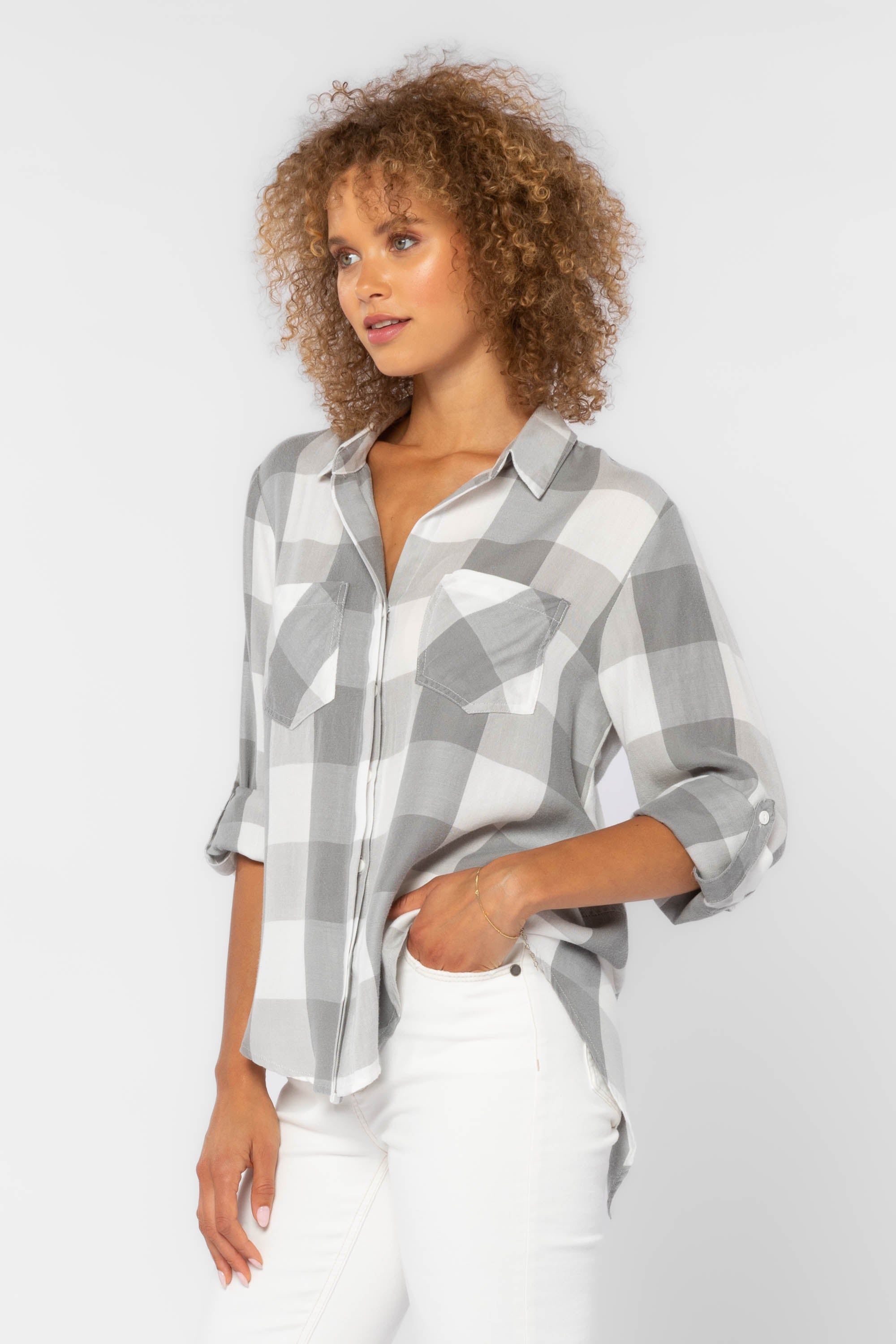 Riley Grey Check Shirt sold by Velvet Heart product image thumbnail 3