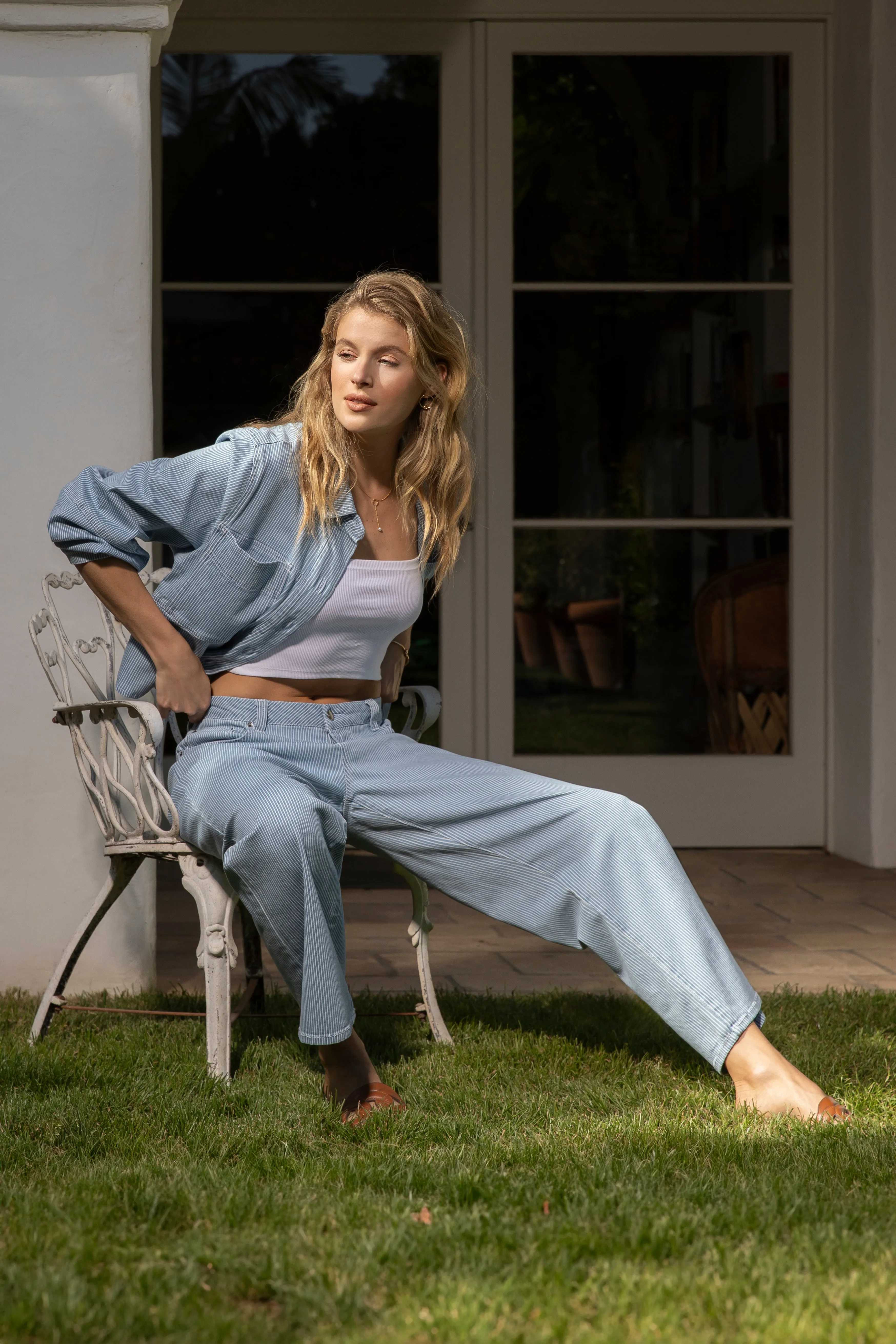 Dawson Blue Rivera Stripe Jeans sold by Velvet Heart product image thumbnail 2