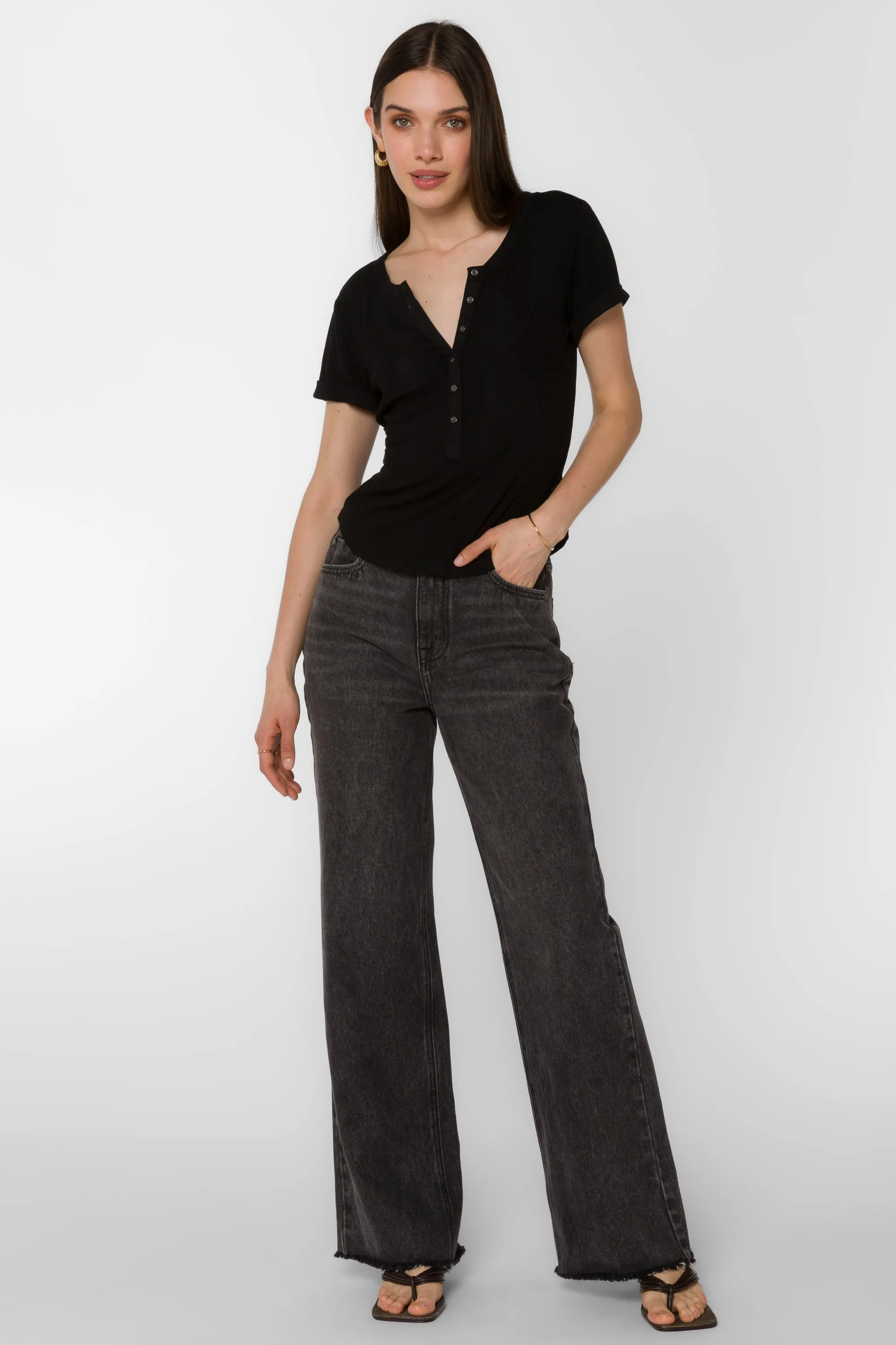 Junie Black Tee sold by Velvet Heart product image thumbnail 2