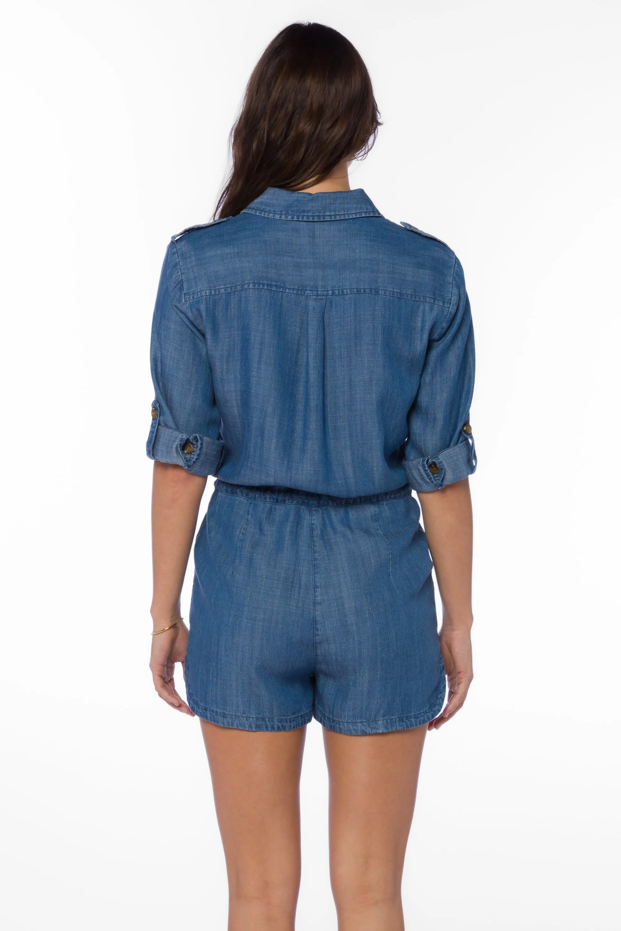 Luba Calva Blue Romper sold by Velvet Heart product image thumbnail 4