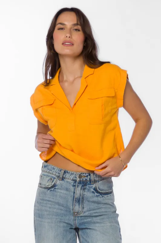 Gavin Citrus Top sold by Velvet Heart