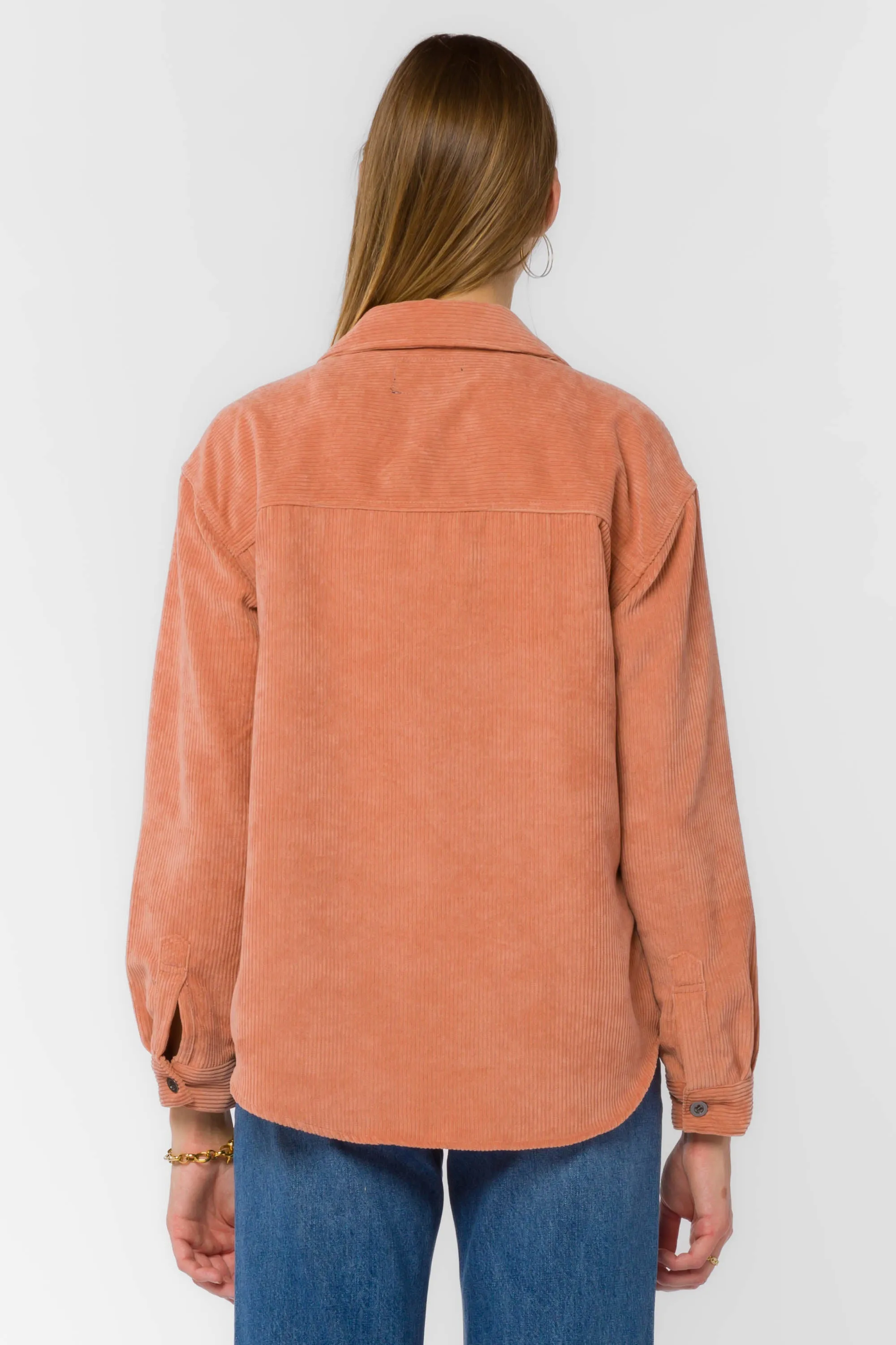 Carmele Terracotta Shacket sold by Velvet Heart product image thumbnail 4
