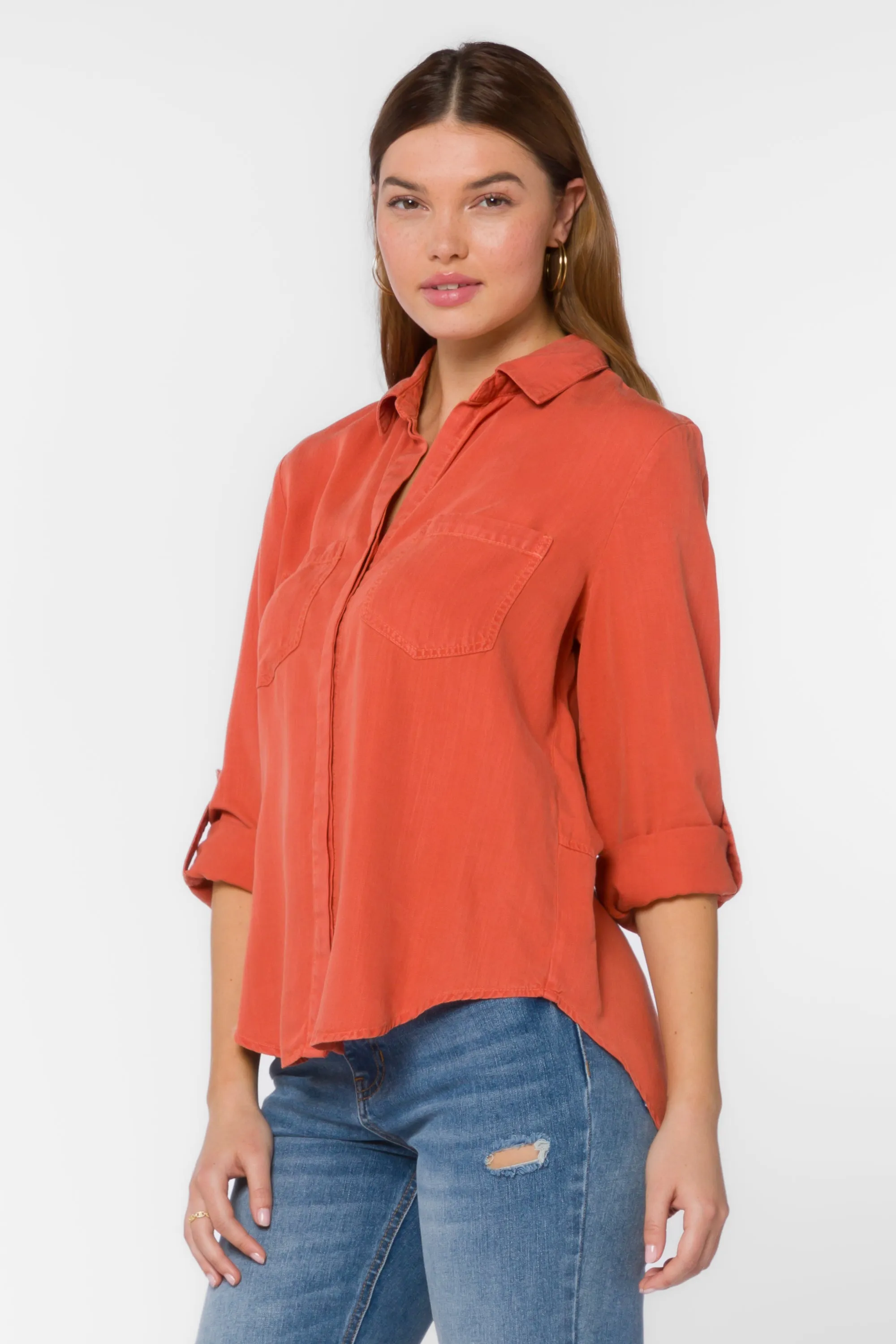 Riley Ginger Spice Shirt sold by Velvet Heart product image thumbnail 3
