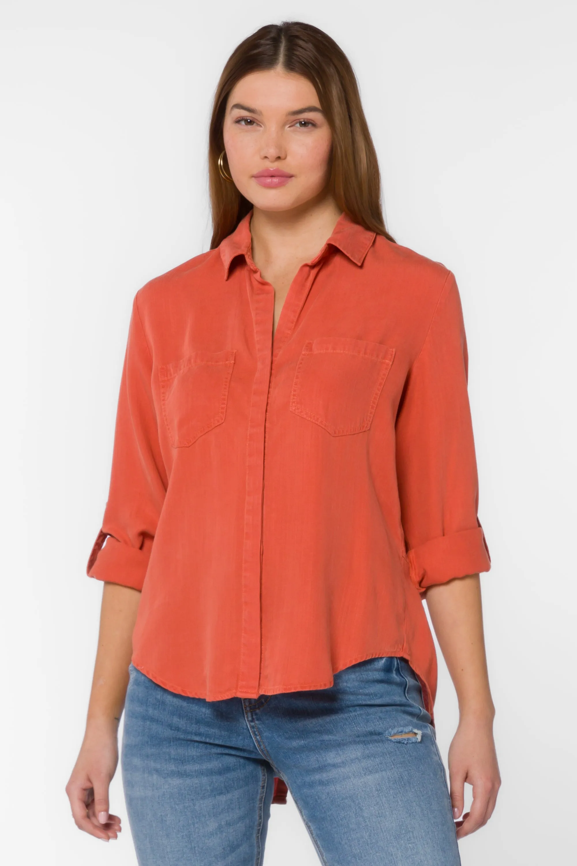 Riley Ginger Spice Shirt sold by Velvet Heart