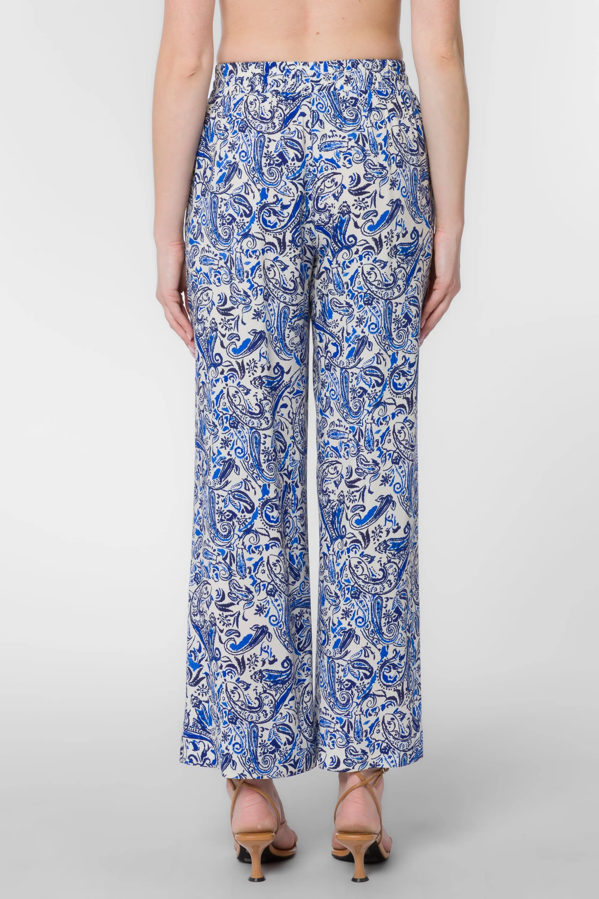 Wendy Blue Paisley Pants sold by Velvet Heart product image thumbnail 4