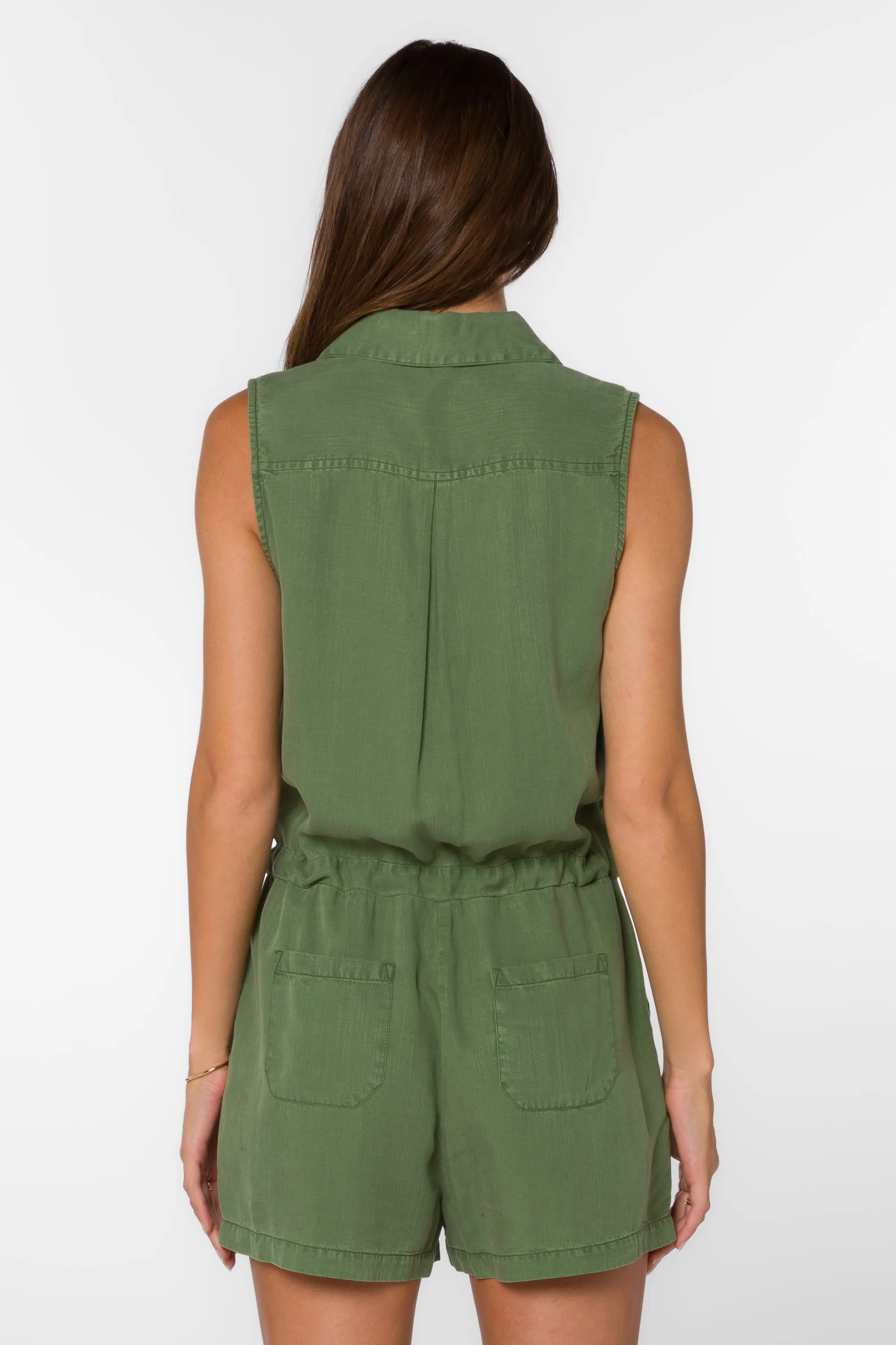Esma Artichoke Green Romper sold by Velvet Heart product image thumbnail 3