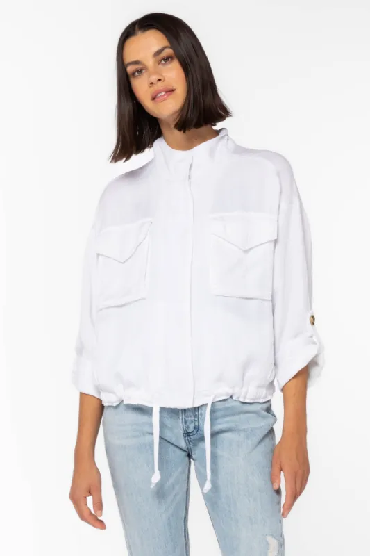 Rogue White Jacket made by Velvet Heart