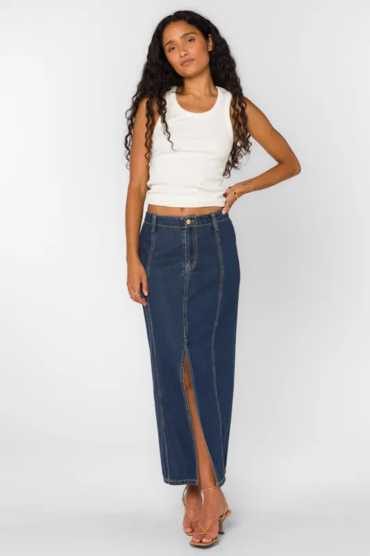 Nikkie Blue Starry Night Skirt sold by Velvet Heart