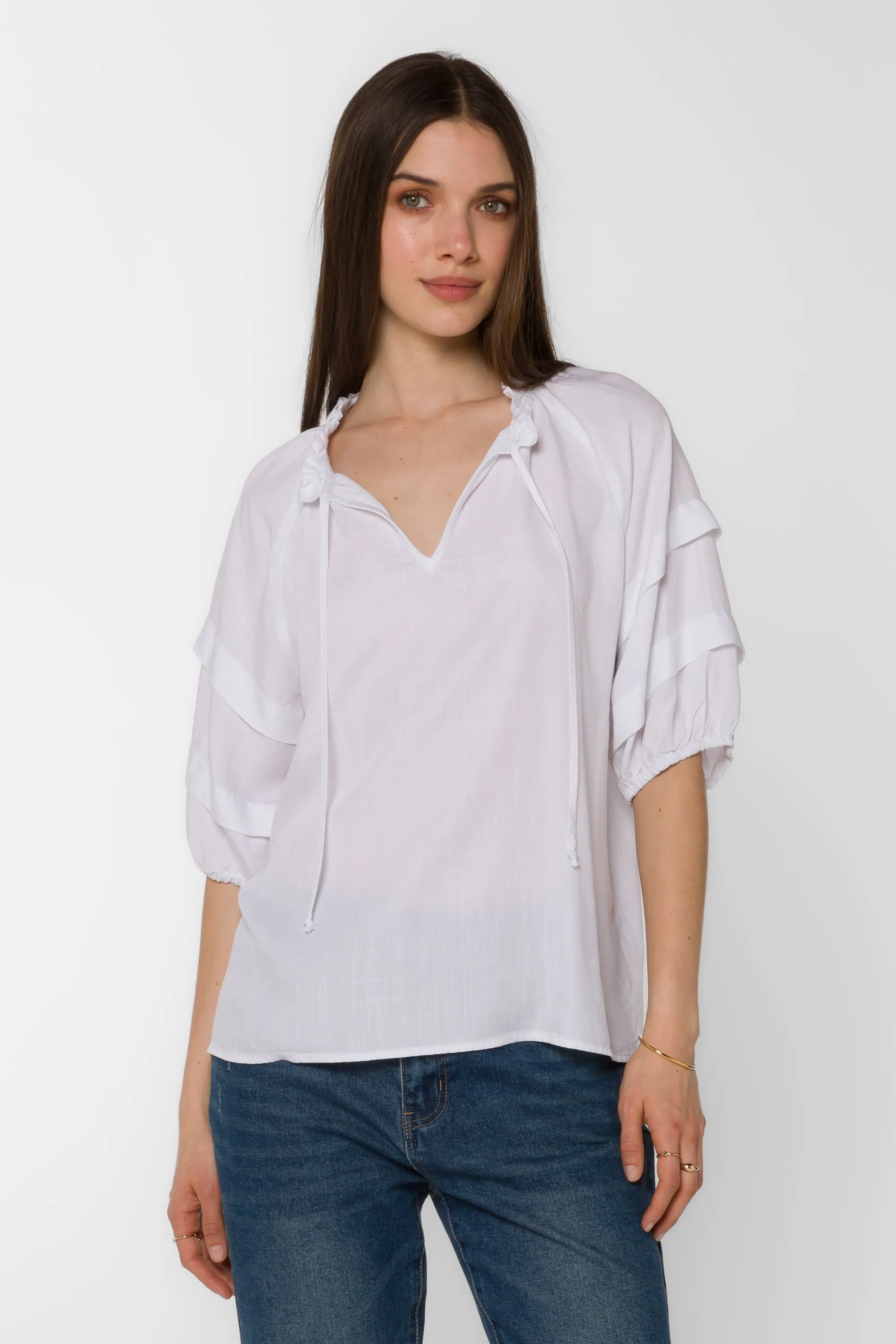 Kenna White Blouse sold by Velvet Heart product image thumbnail 3