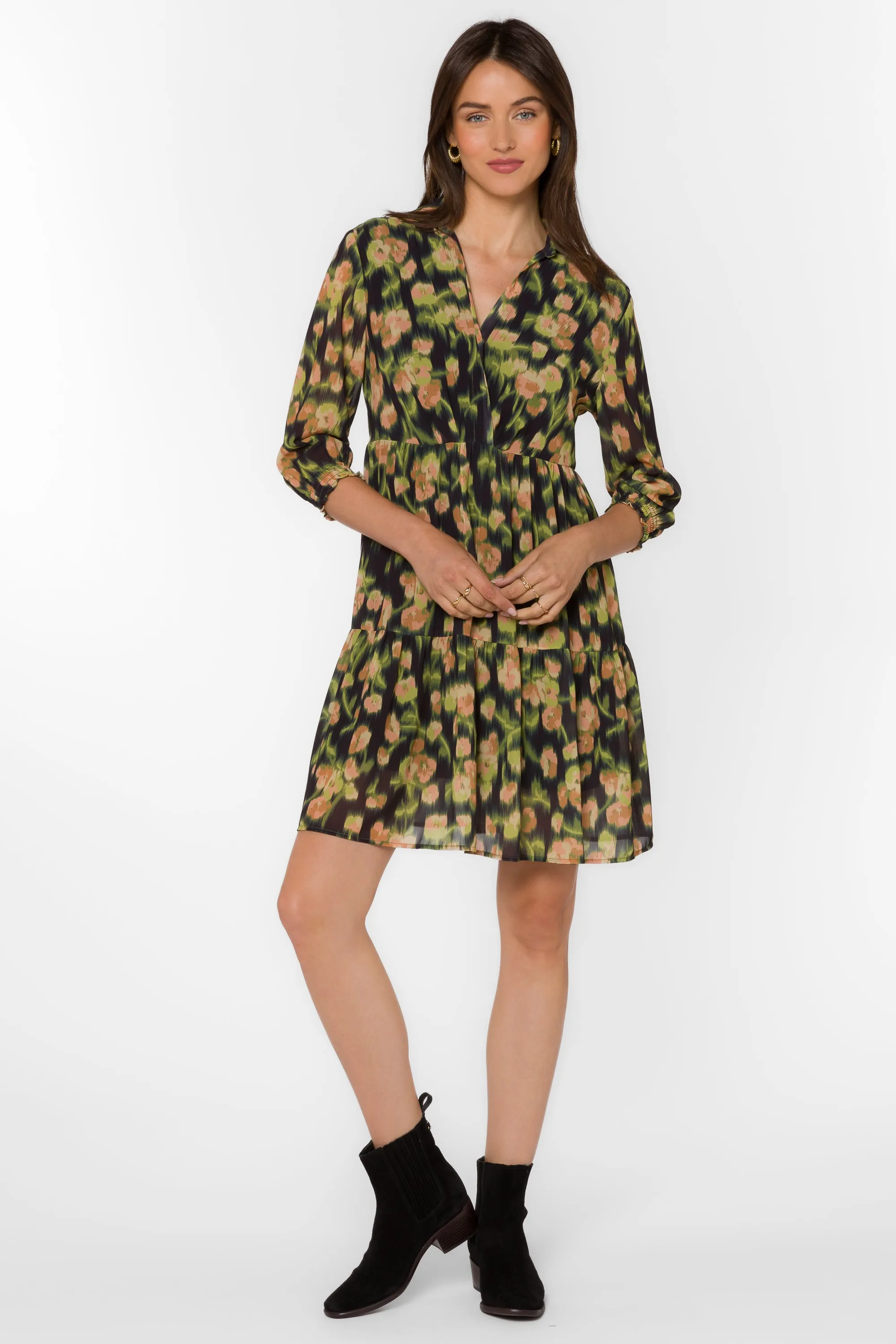 Cardea Blurred Floral Dress sold by Velvet Heart