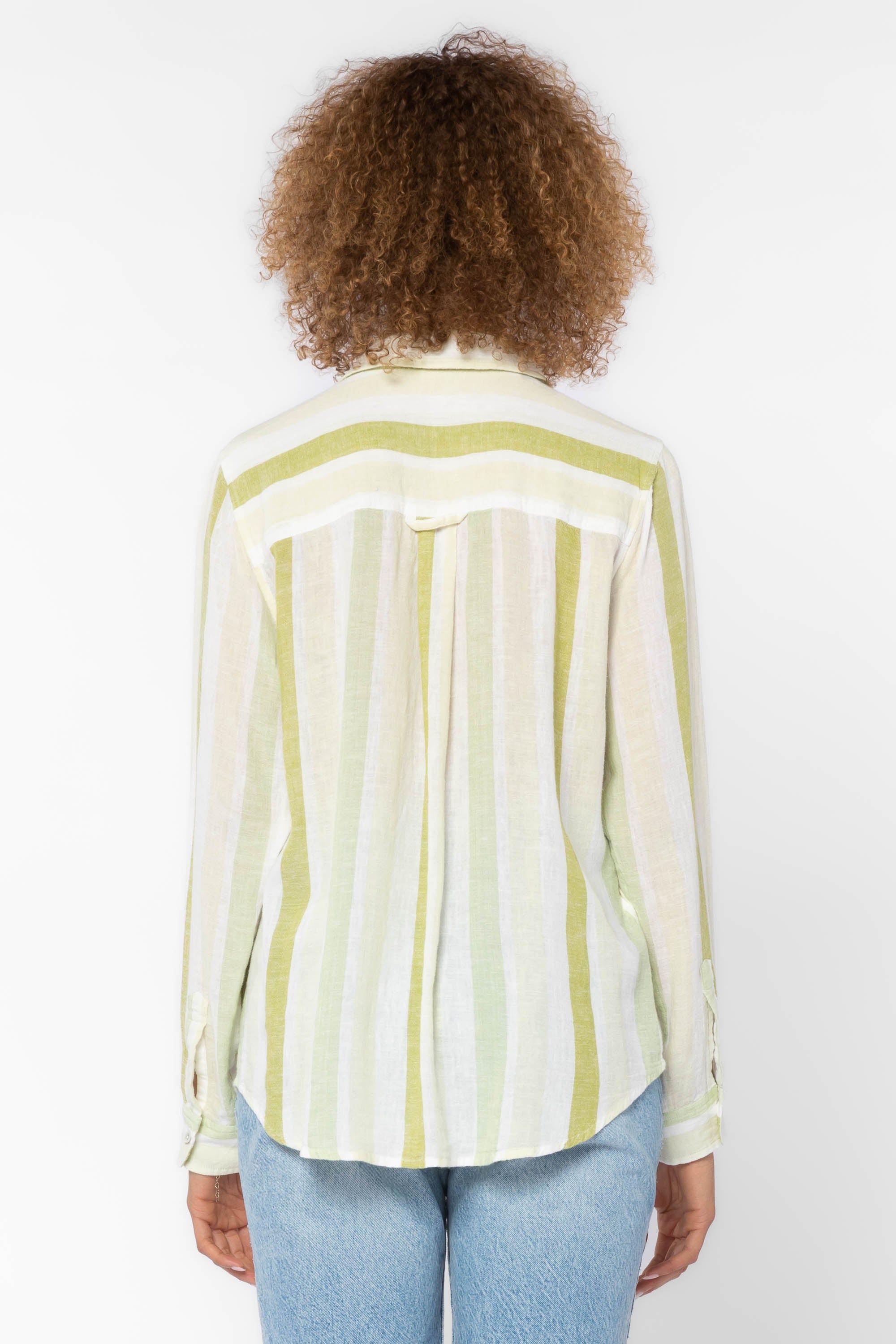 Bennett Seafoam Green Stripe Shirt sold by Velvet Heart product image thumbnail 3
