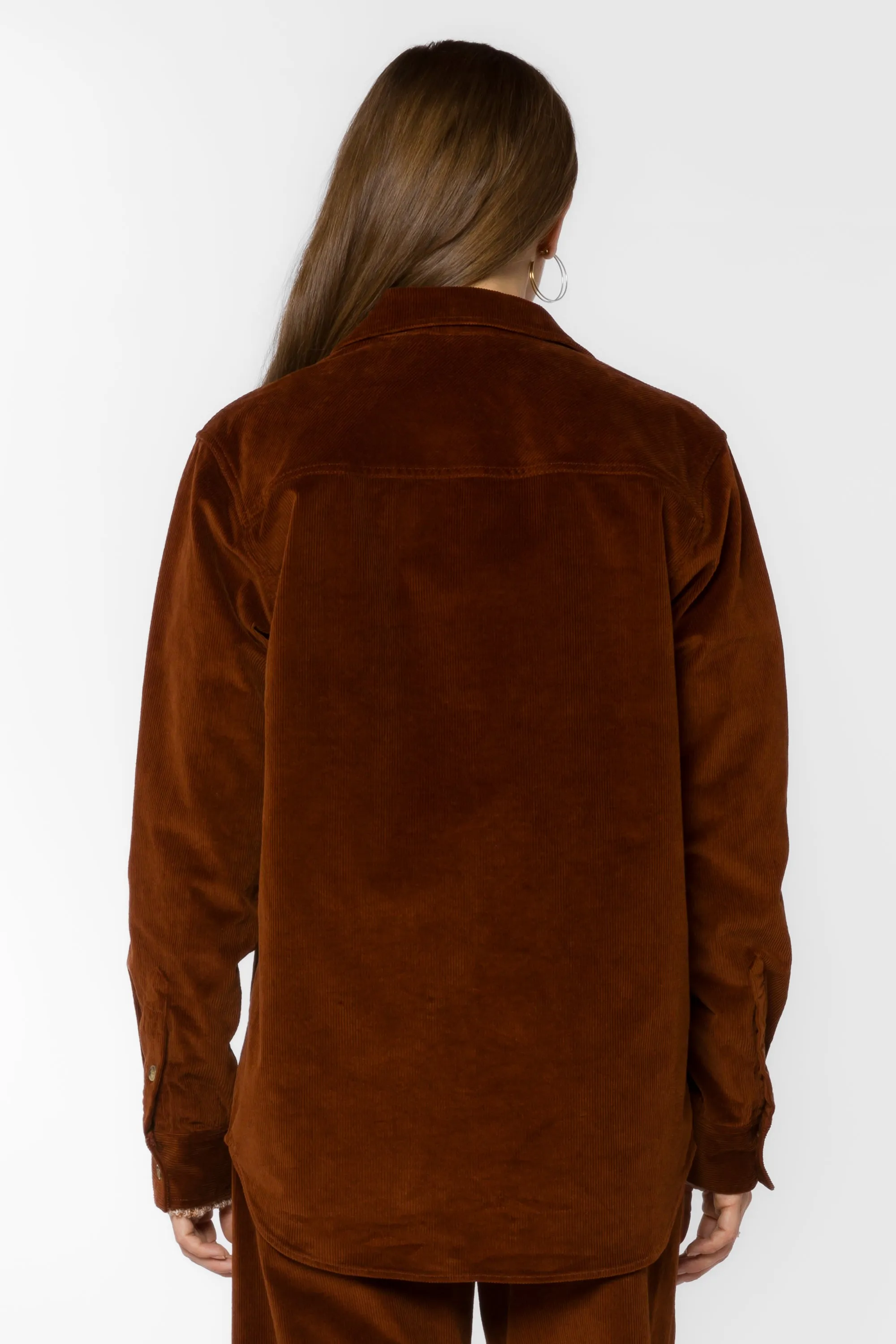 Magnolia Toffee Shacket sold by Velvet Heart product image thumbnail 5