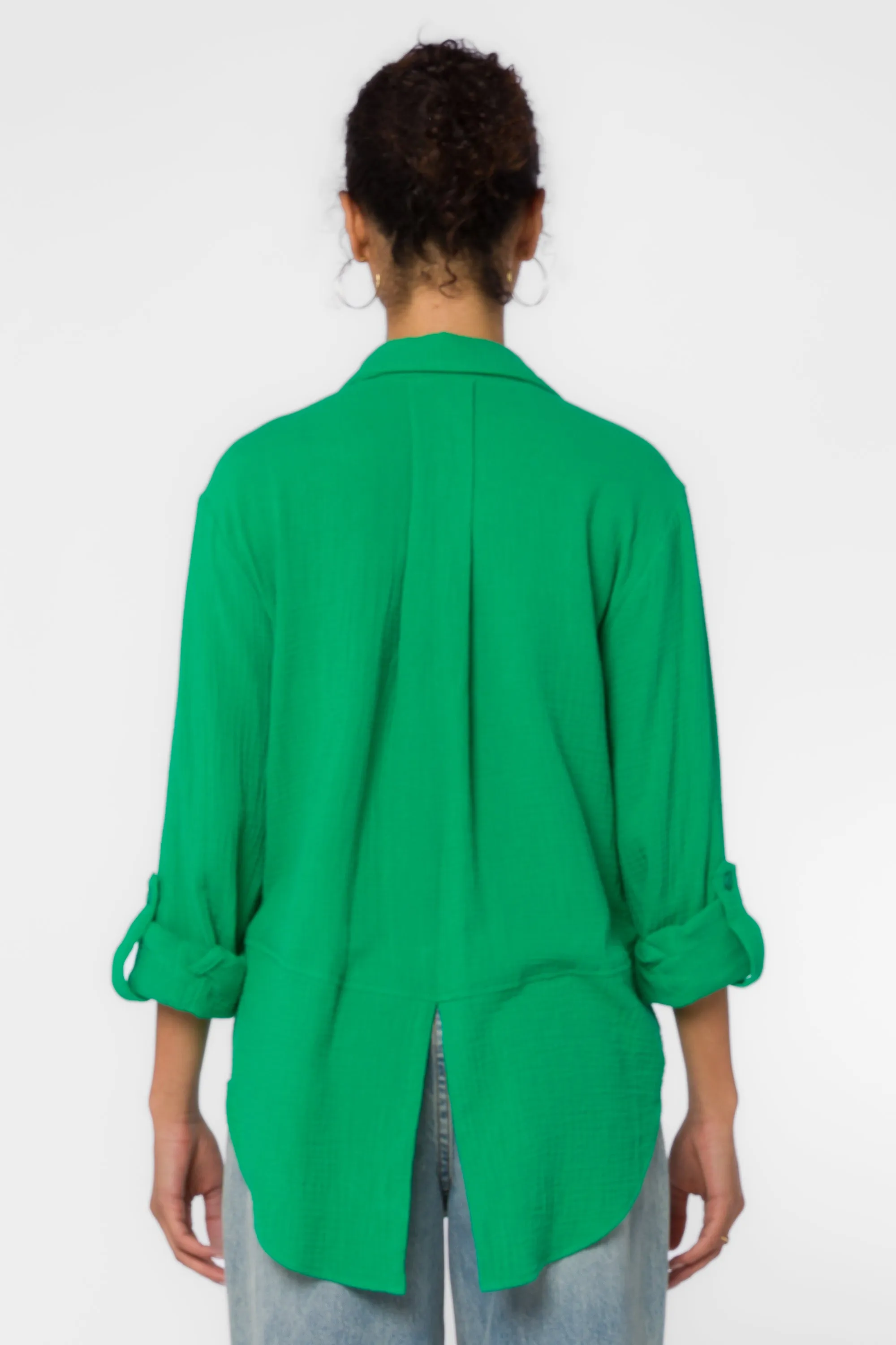 Riley Bright Green Shirt sold by Velvet Heart product image thumbnail 4