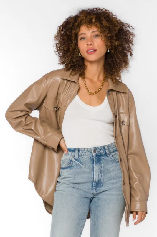 Eleanor Tan Jacket sold by Velvet Heart