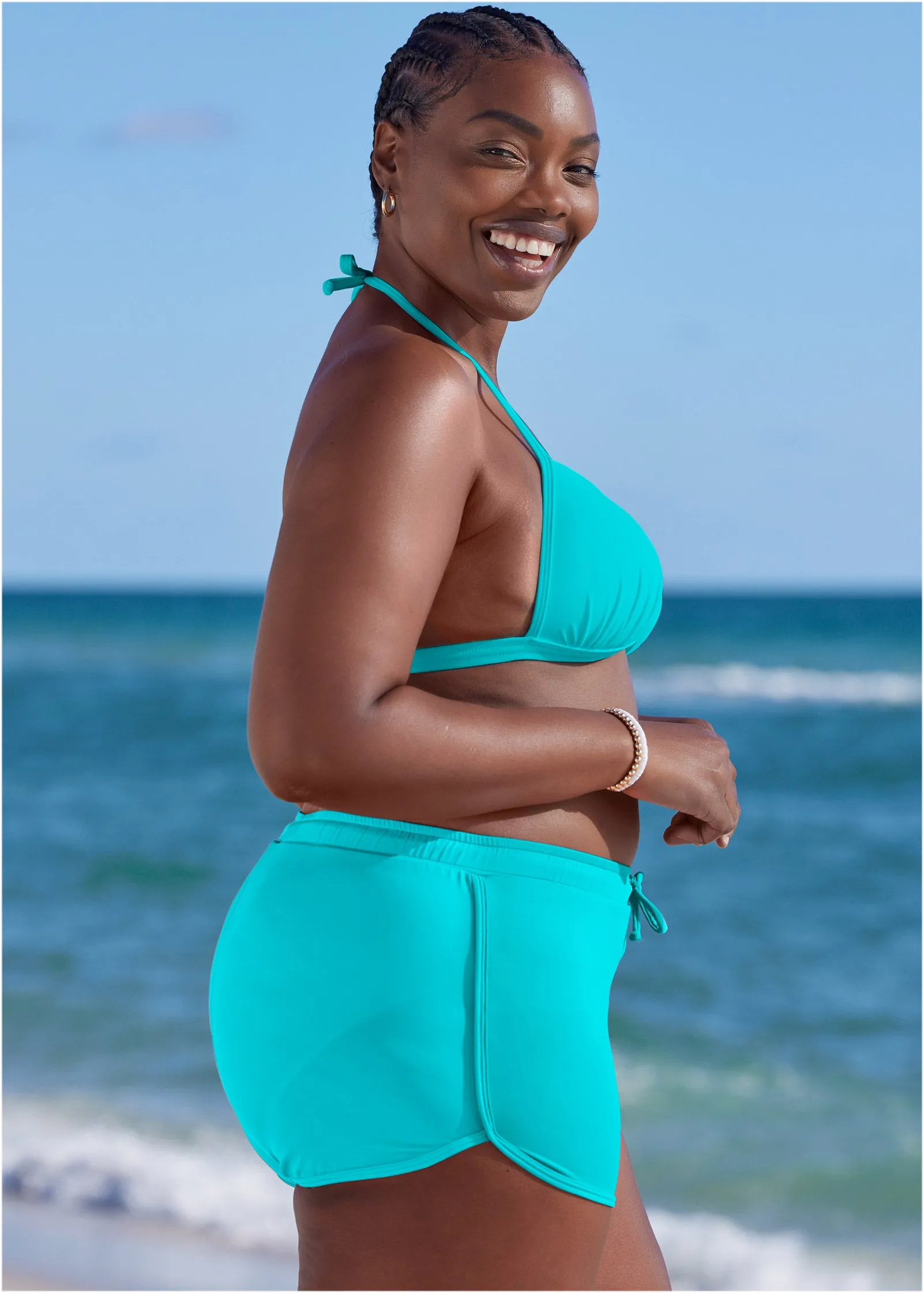 Everyday Swim Short - Aqua Reef sold by VENUS product image thumbnail 5