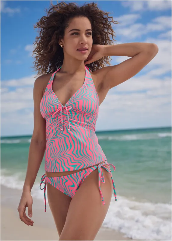 Julie Halter Tankini - Parting Wave sold by VENUS