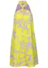 Twist Halter Dress - Exotic Shadow Floral sold by VENUS