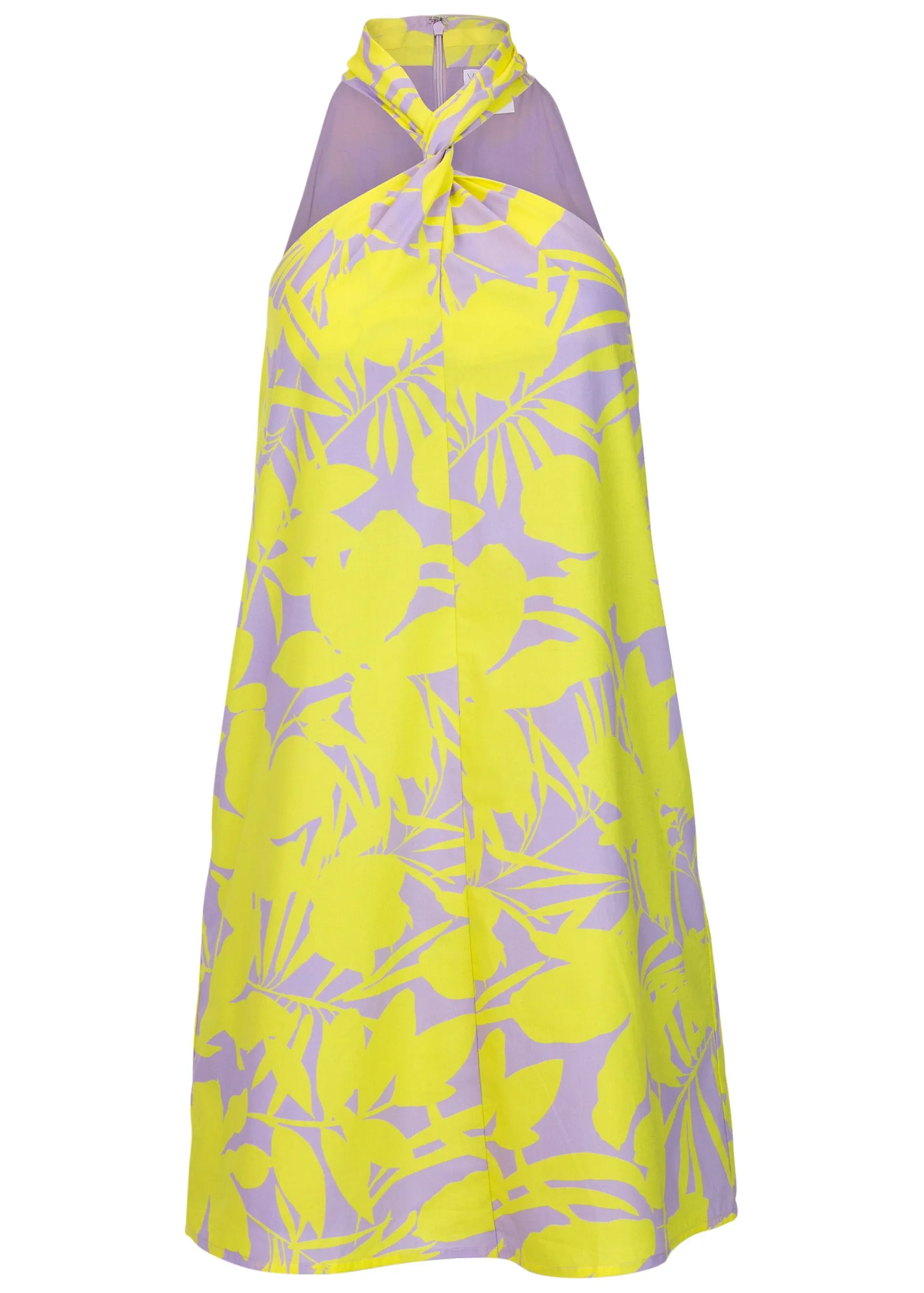 Twist Halter Dress - Exotic Shadow Floral sold by VENUS product image thumbnail 4