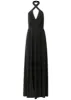 Cross Neck Halter Dress - Black sold by VENUS