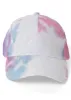Tie Dye Eyelet Baseball Cap - Pink Multi sold by VENUS