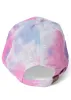 Tie Dye Eyelet Baseball Cap - Pink Multi sold by VENUS