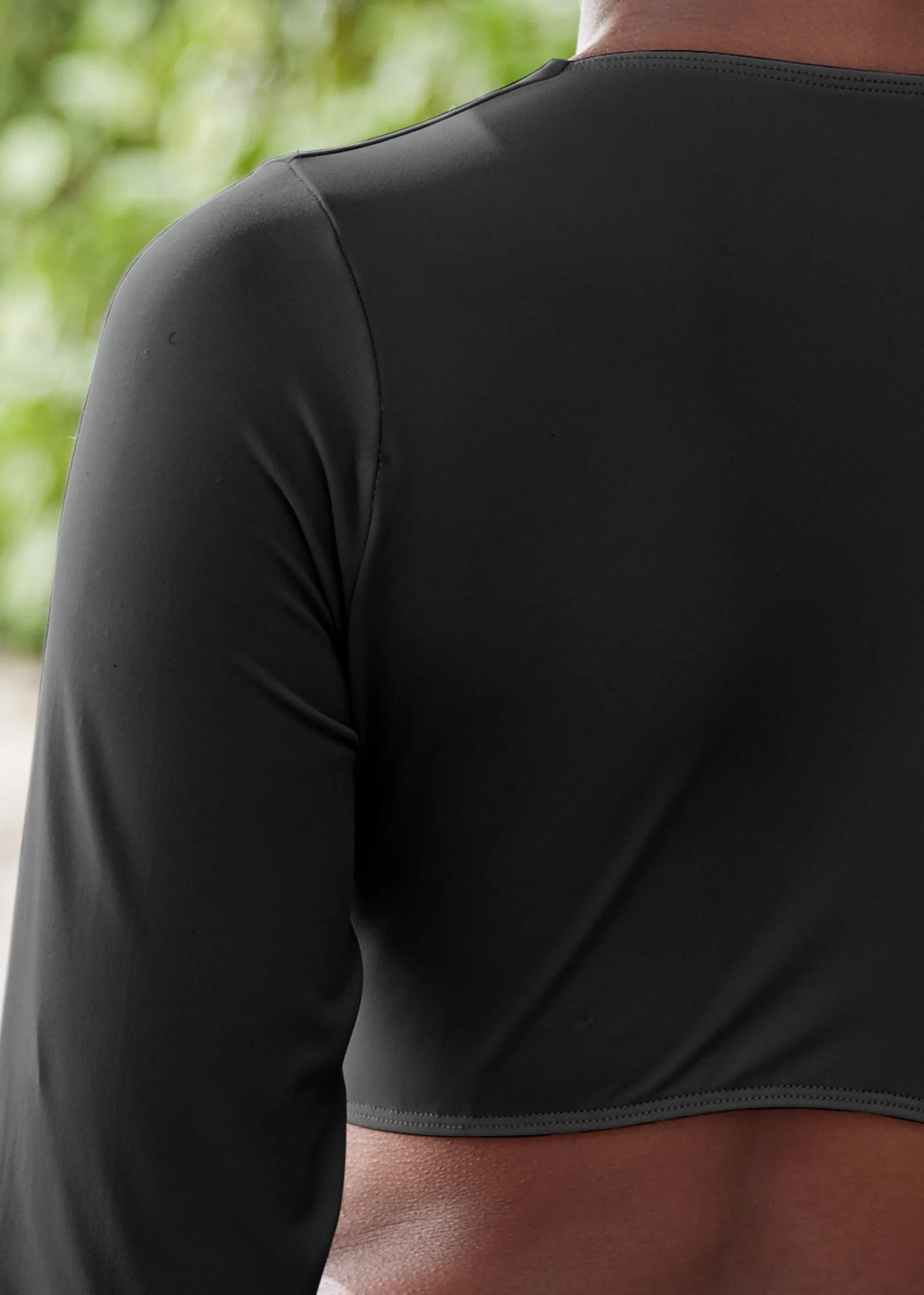 Long Sleeve Monokini - Black Beauty sold by VENUS product image thumbnail 4