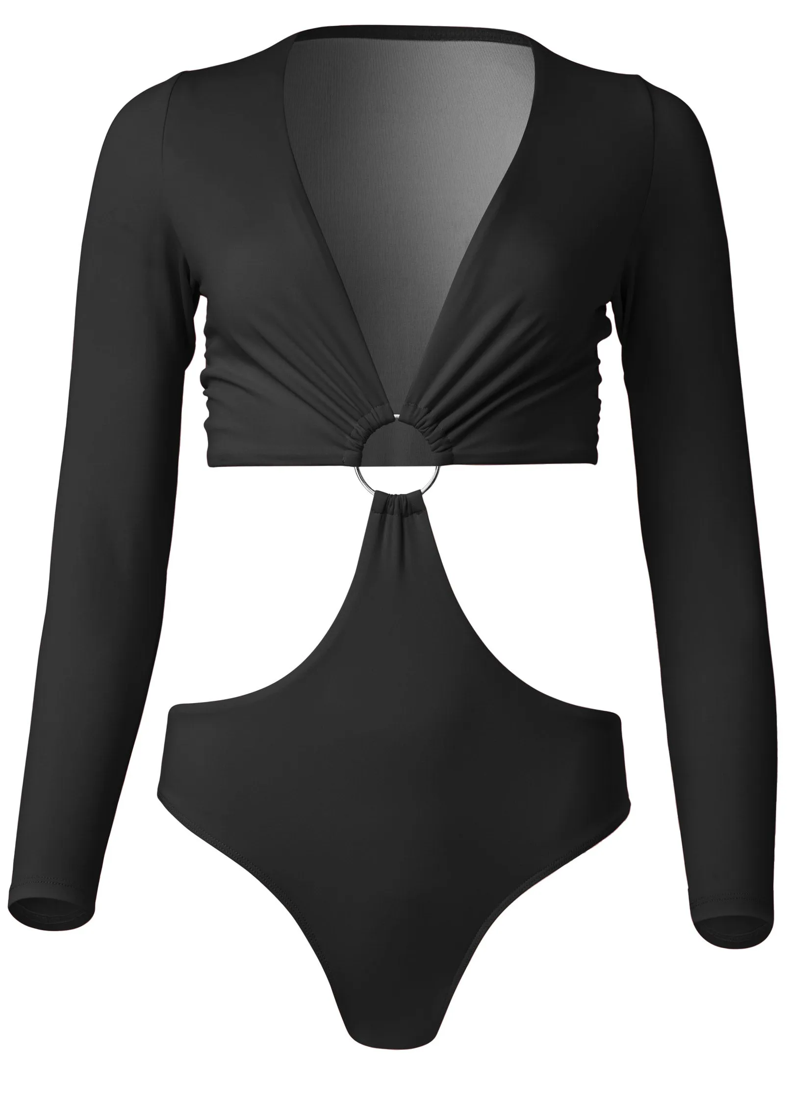 Long Sleeve Monokini - Black Beauty sold by VENUS product image thumbnail 5