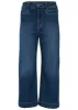 Sophia Wide Leg Crop Jeans - Dark Wash sold by VENUS