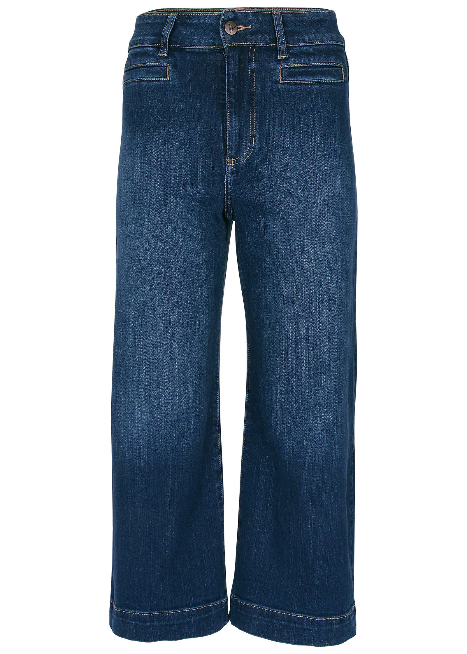 Sophia Wide Leg Crop Jeans - Dark Wash sold by VENUS product image thumbnail 4