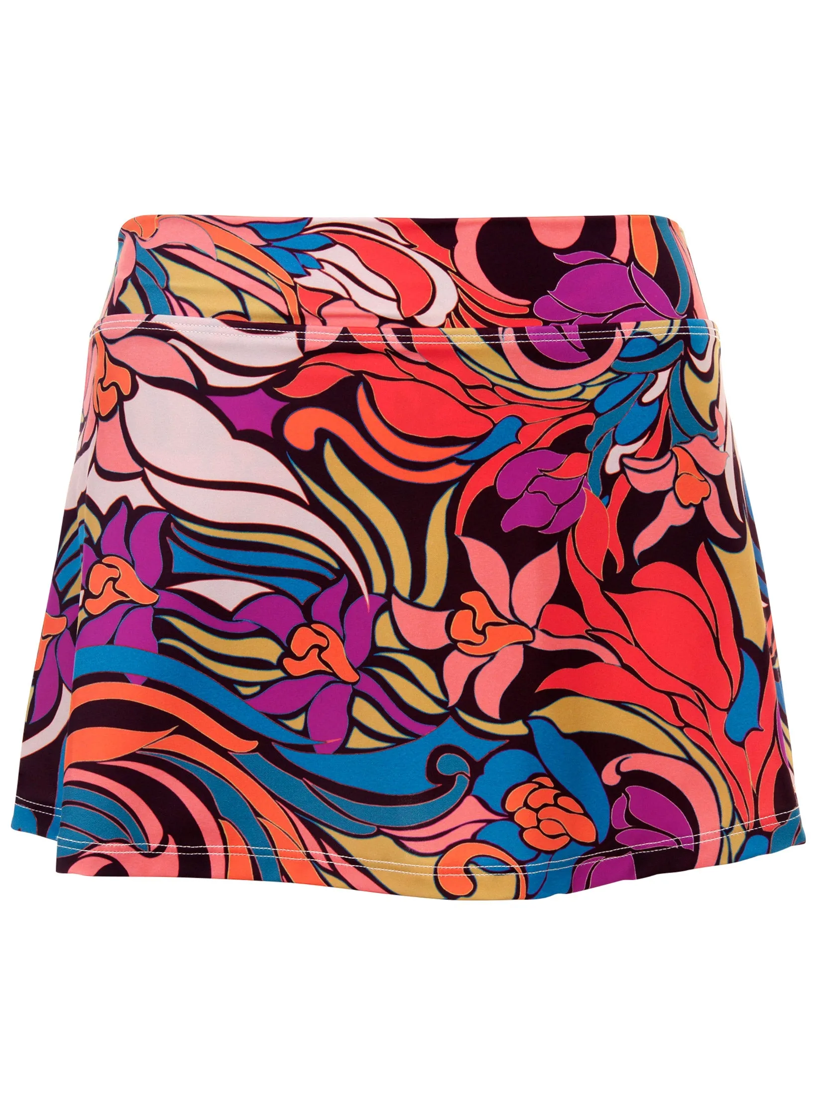 Aruba Swim Skirt - Floral Paisleys sold by VENUS product image thumbnail 3