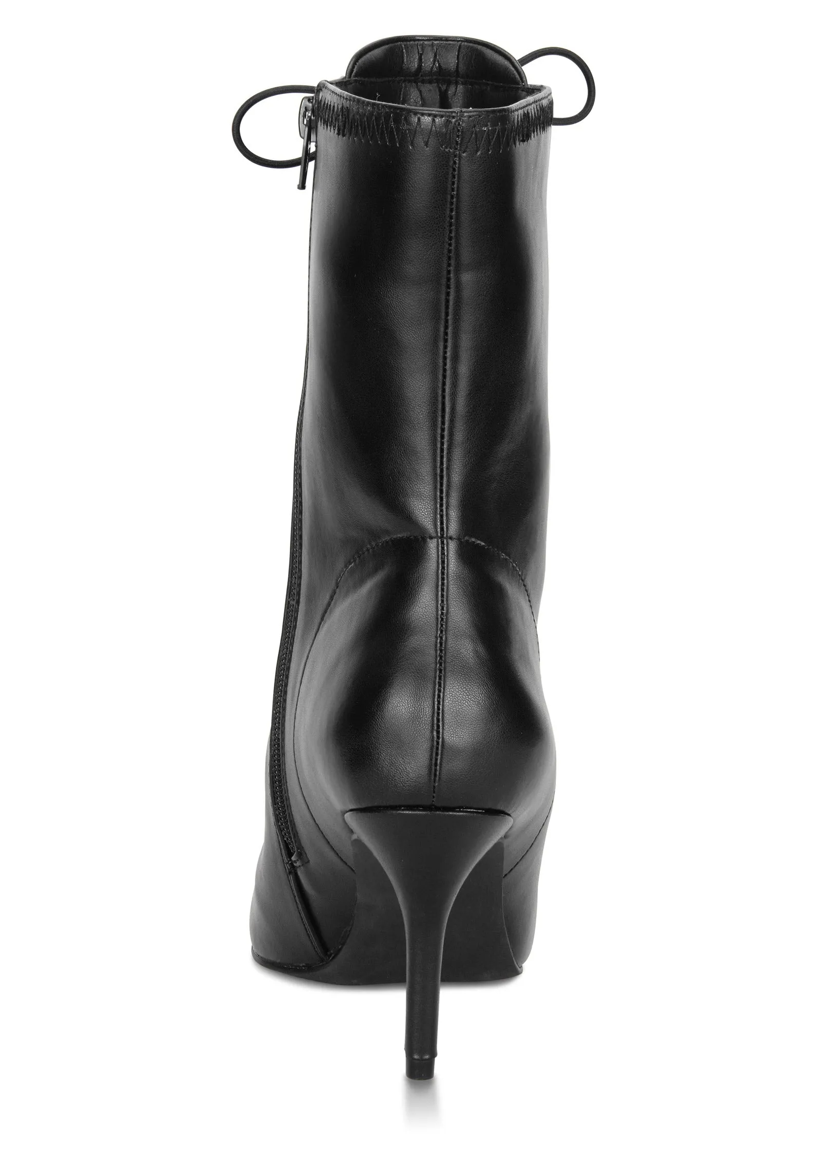 Lace Up Booties - Black sold by VENUS product image thumbnail 4