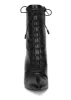 Lace Up Booties - Black sold by VENUS